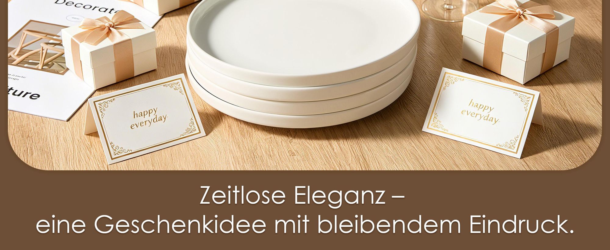 Teller set 4er Ø26,5 cm Keramik Essteller Steakteller Kuchenteller für 4 Personen Flachteller Set Porzellanteller Mikrowellen- und Spülmaschinenfest