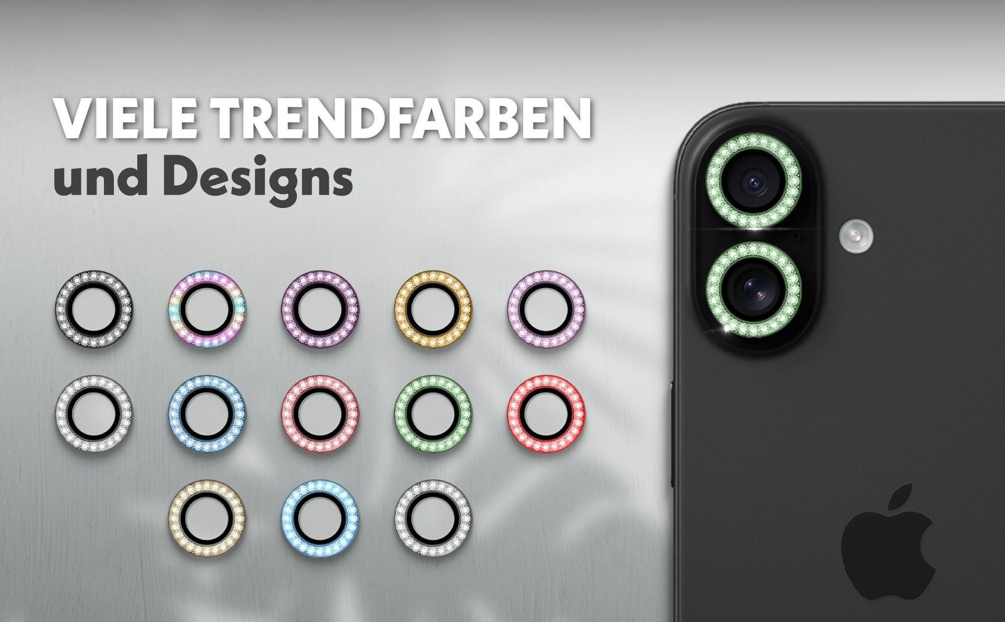 Kameraschutz aus 9H Glas für Apple iPhone 17 in passgenauem Design