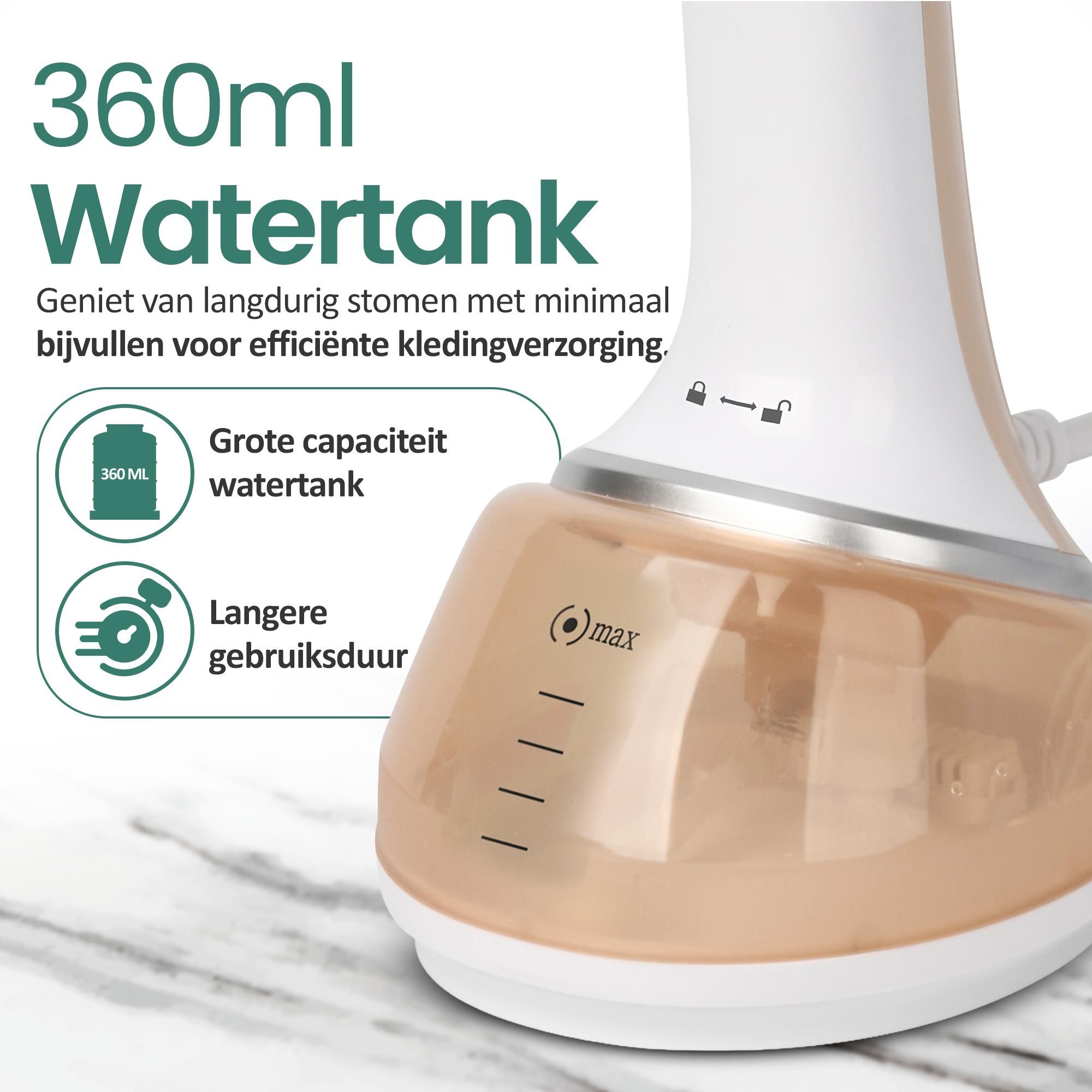 Emerio Kledingstomer – Handstomer voor Kleding – Inclusief Accessoires – Reisformaat – Wit – SB-130292