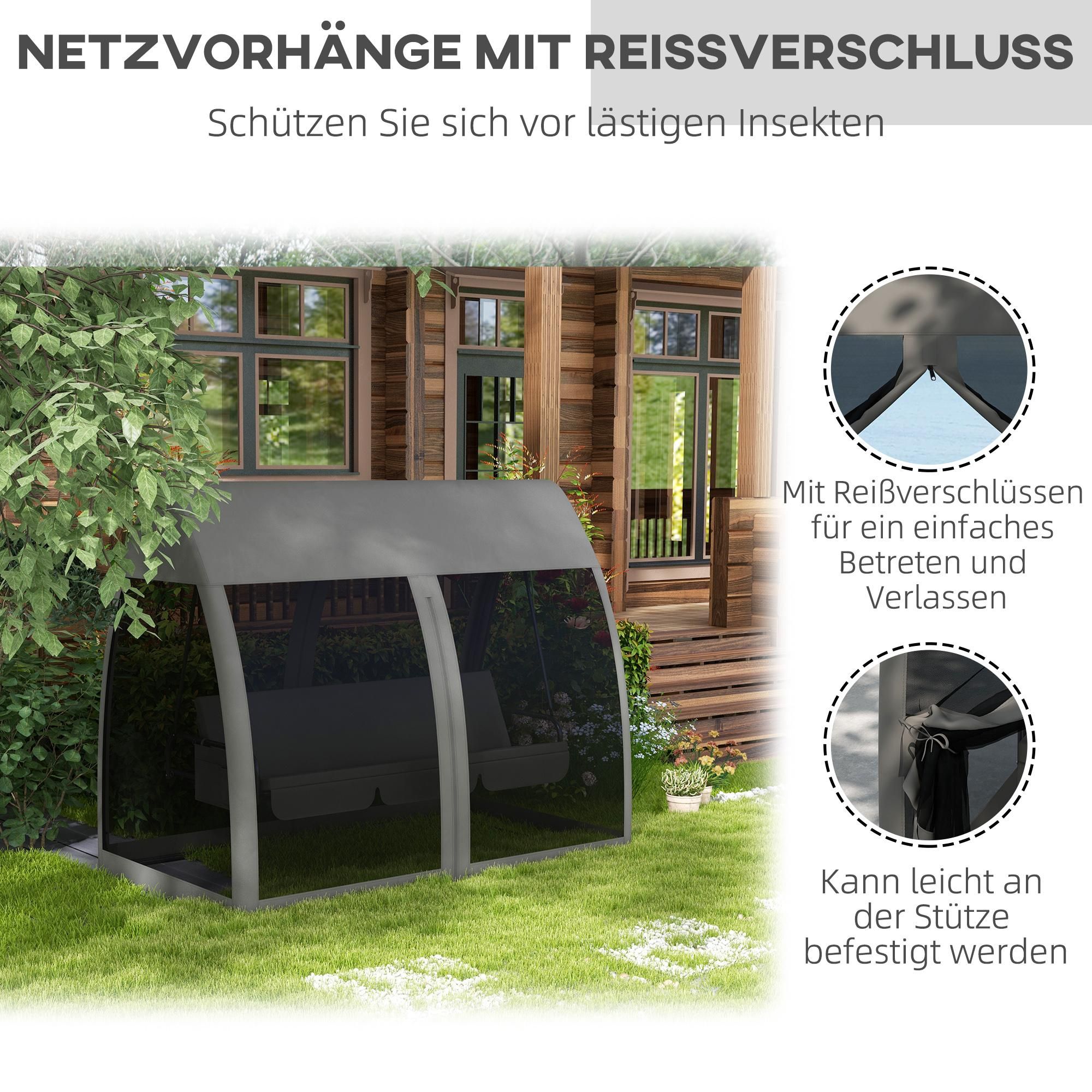 gartenschaukel veranda schaukelbett