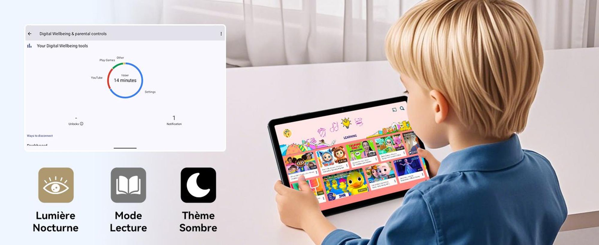 TABWEE T80 Tablet 10.5 inch,Android 16, 64GB ROM, 1280 x 800 pixel, 6000mAh battery, 5MP camera, 5G WiFi, Bluetooth,Gemini AI Tablet Tablet