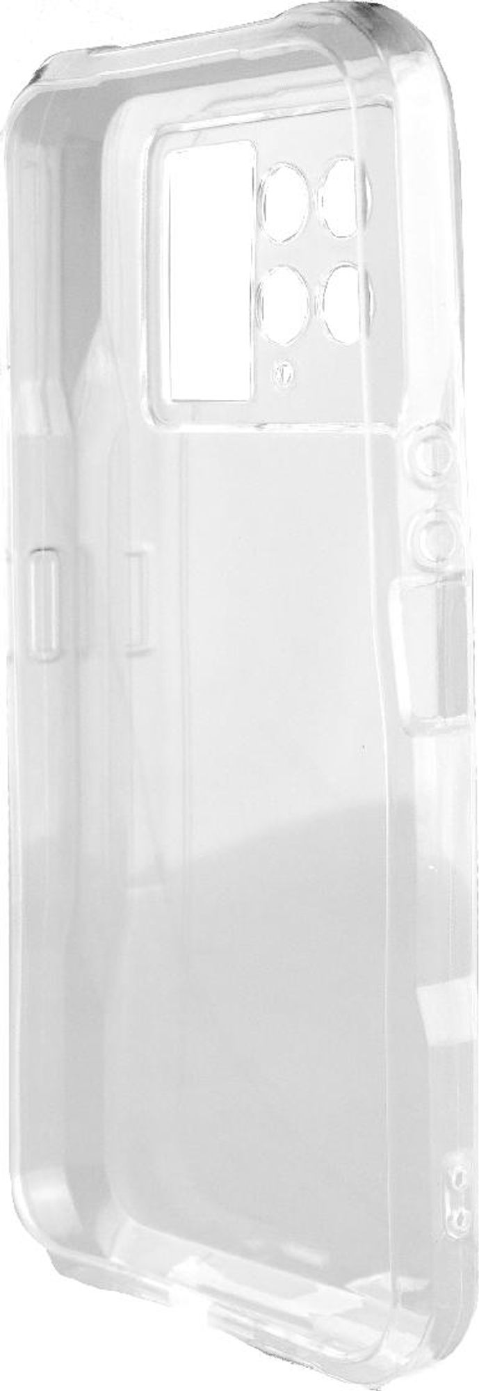 caseroxx Schutz-Hülle TPU-Hülle kompatibel mit Doogee V20, Gummi Handy Tasche transparent Bild 2