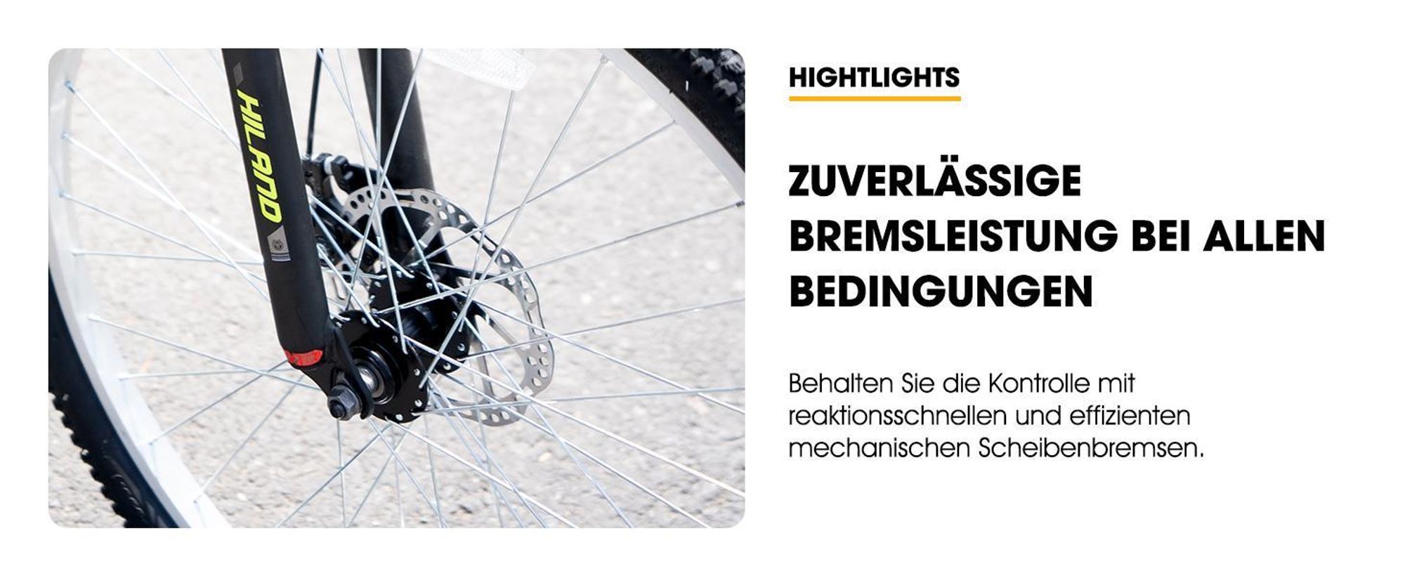 Hiland 27,5 Zoll Mountainbike, 18 Gang Herren und Damen MTB mit Doppelte Scheibenbremsen, Federgabel, Fender, MTB für Männer und Frauen