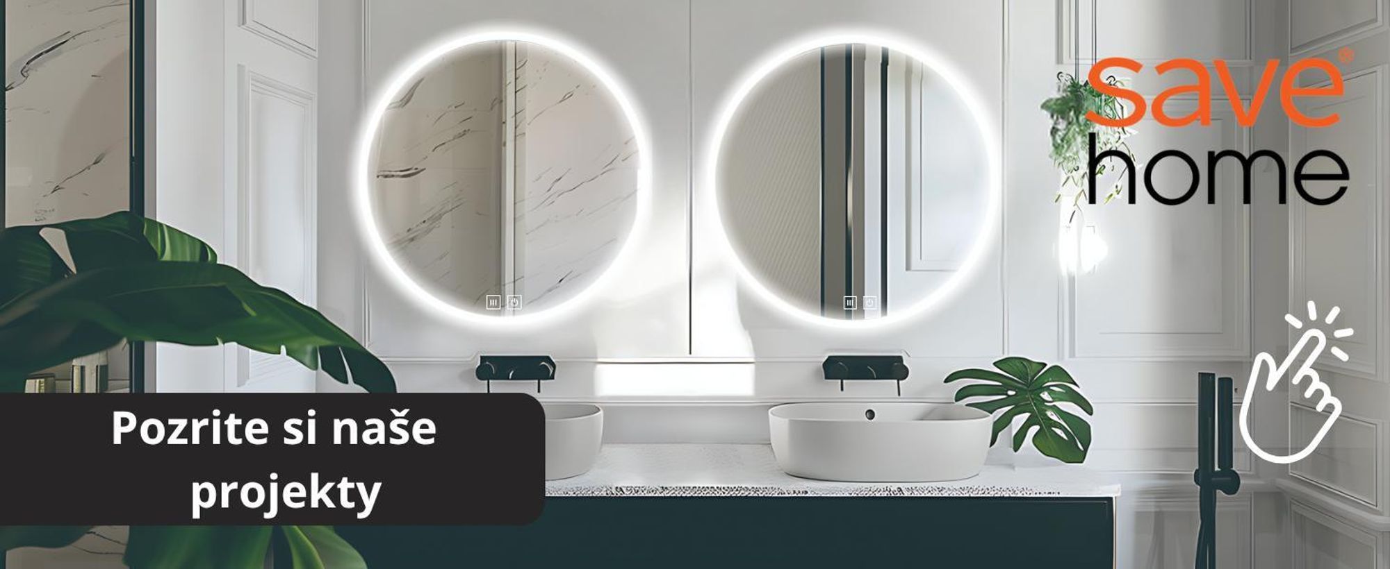 LED zrkadlo do kúpeľne, okrúhle, 80 cm – s funkciou proti zamlievaniu, 3 farby svetla (CCT), plynulá regulácia jasu, dotykové ovládanie, ochrana IP44, moderné zrkadlo bez rámu