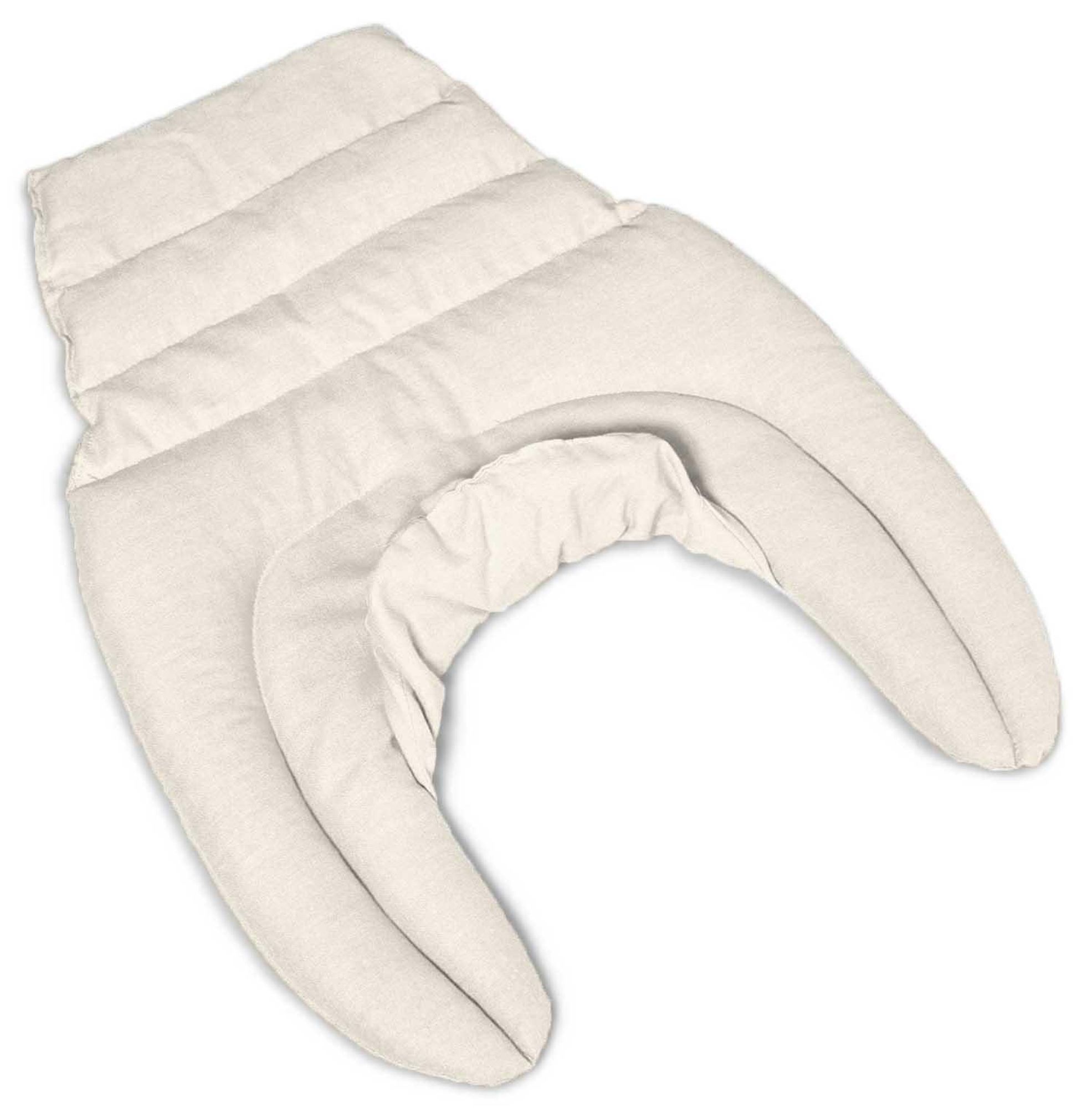 Körner-Wärmekissen für Rücken, Schulter und Nacken, geeignet für Mikrowelle und Ofen.