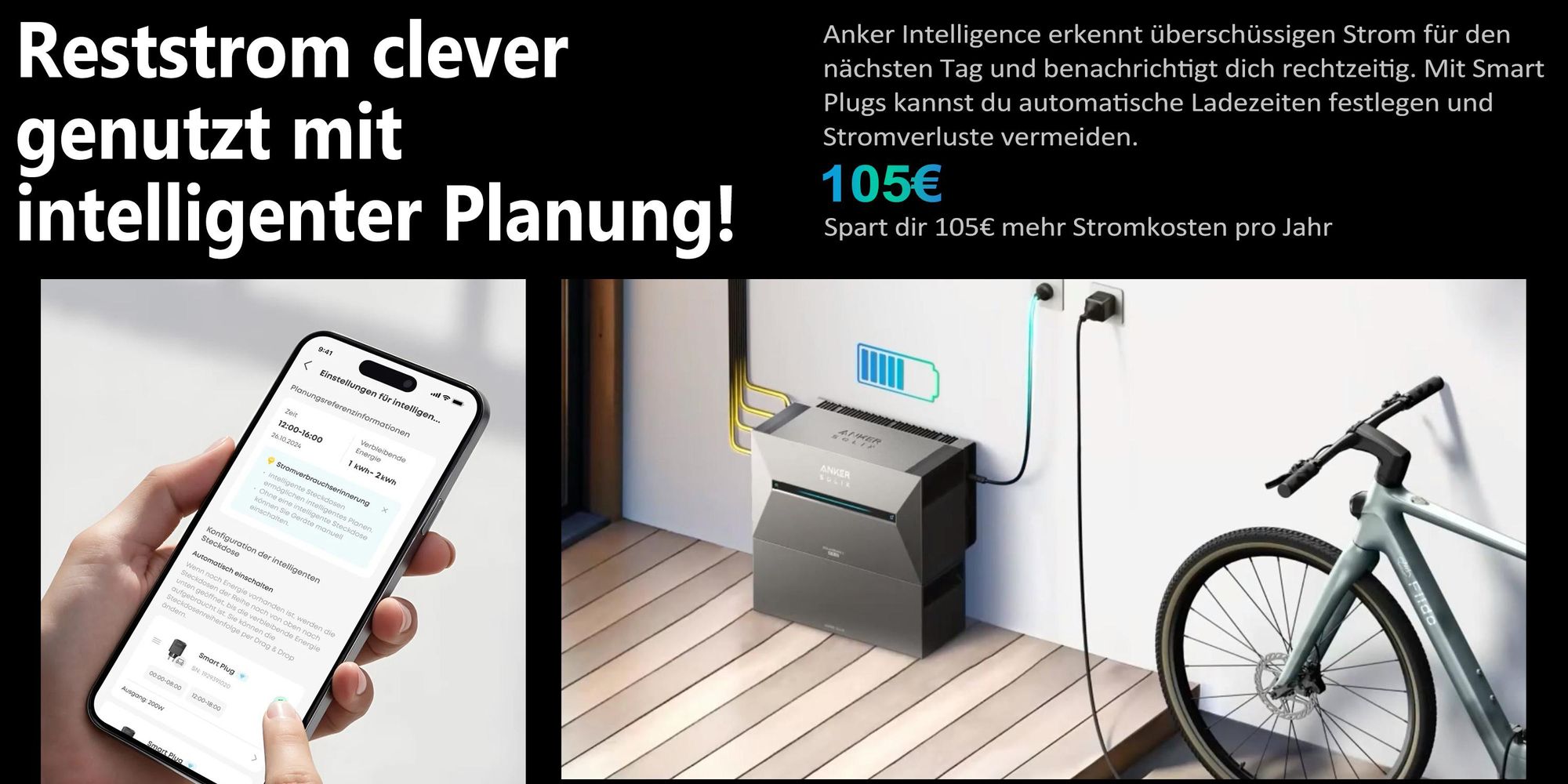 Anker SOLIX Solarbank 3 E2700 Pro Speicher für Balkonkraftwerke Stromspeicher Powerbank 2,688kWh mit intelligenten KI-Funktionen