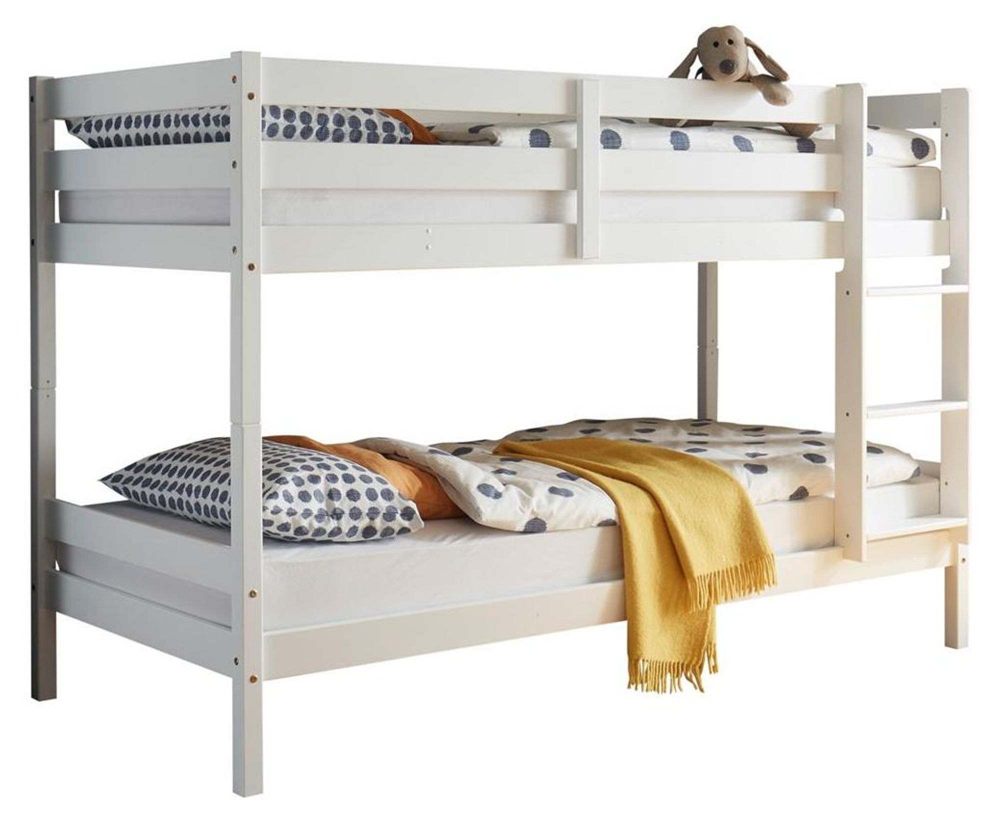 Moritz Etagenbett – Kinder-Etagenbett aus massiver Kiefer mit zwei Liegeflächen 90x200 cm