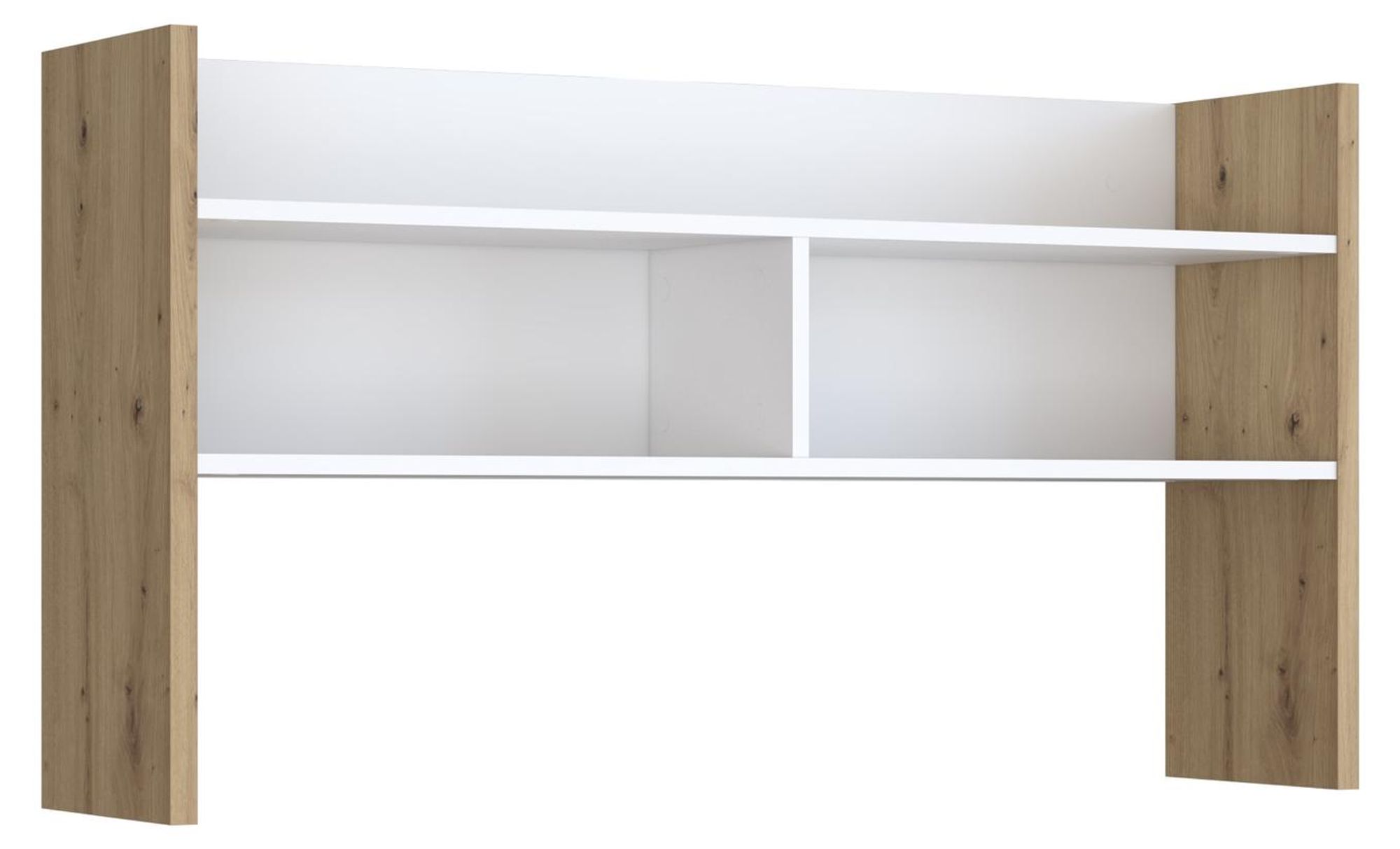 Modultrick Schreibtischaufsatz – Regalaufsatz mit offenem Stauraum und modernem Design