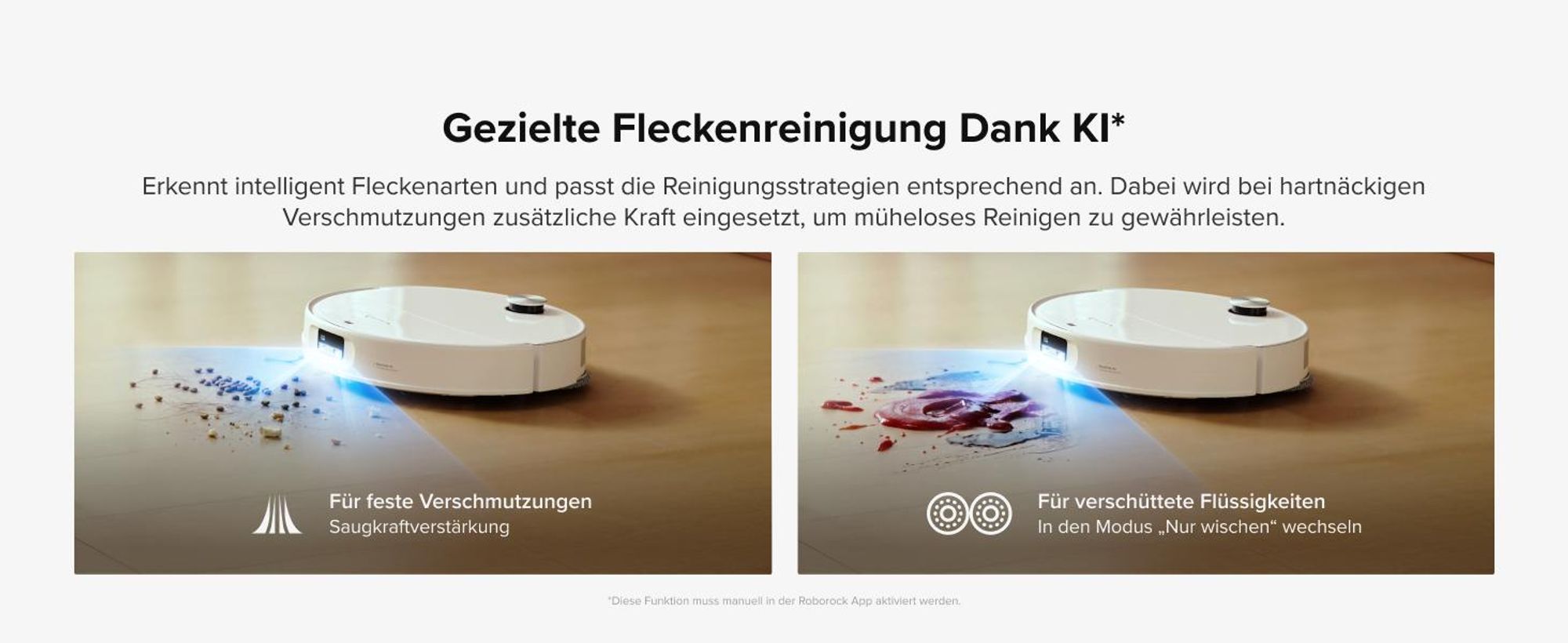 Roborock Saros 20 Neo Set Saugroboter mit Wischfunktion, 36.000 Pa, Dual Zero-Tangle-System, FlexiArm Technologie 100°C Heißwasser-Moppwäsche, Weiß