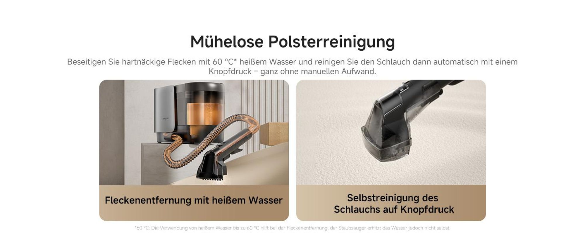 Dreame H15 Mix 7in1 Nass- und Trockensauger,KI-Roboterarm,Kantenreinigung,23kPa Saugkraft,verhedderungsfrei,100°C Bürstenrein,90 °C Trocknung