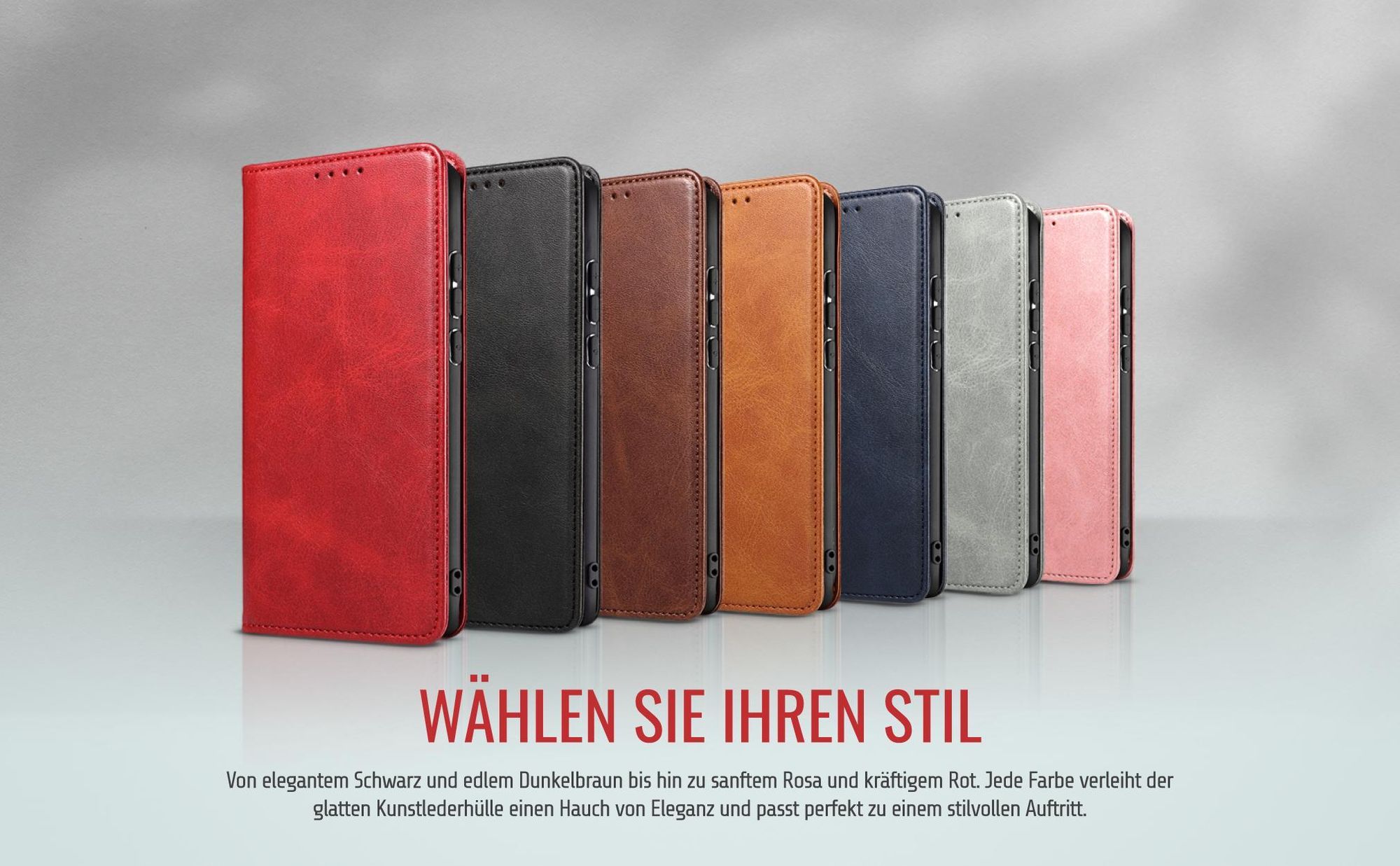 Wallet-Hüllen für das Samsung Galaxy A27 5G in verschiedenen Farben und elegantem Design