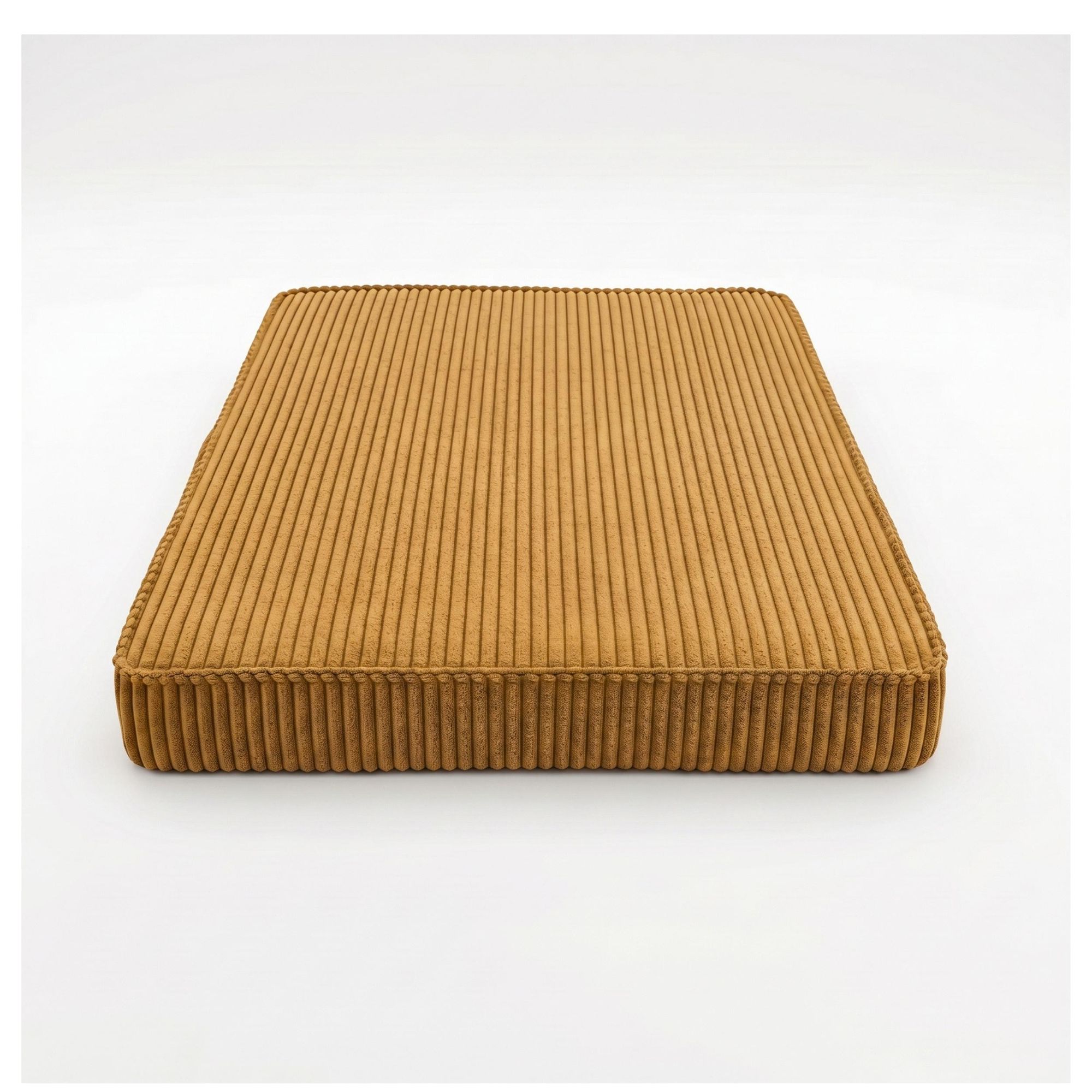 Hundebett Hundekissen Hundematte Cord Honig 90X60X8 Cm