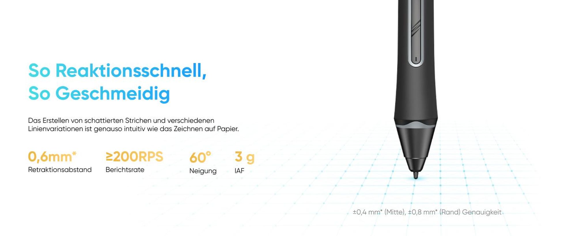 XPPen Artist 13.3 Pro V2, Kabelgebunden, 5080 lpi, 293,76 x 165,24 mm, USB, 1 cm, 0,01 mm