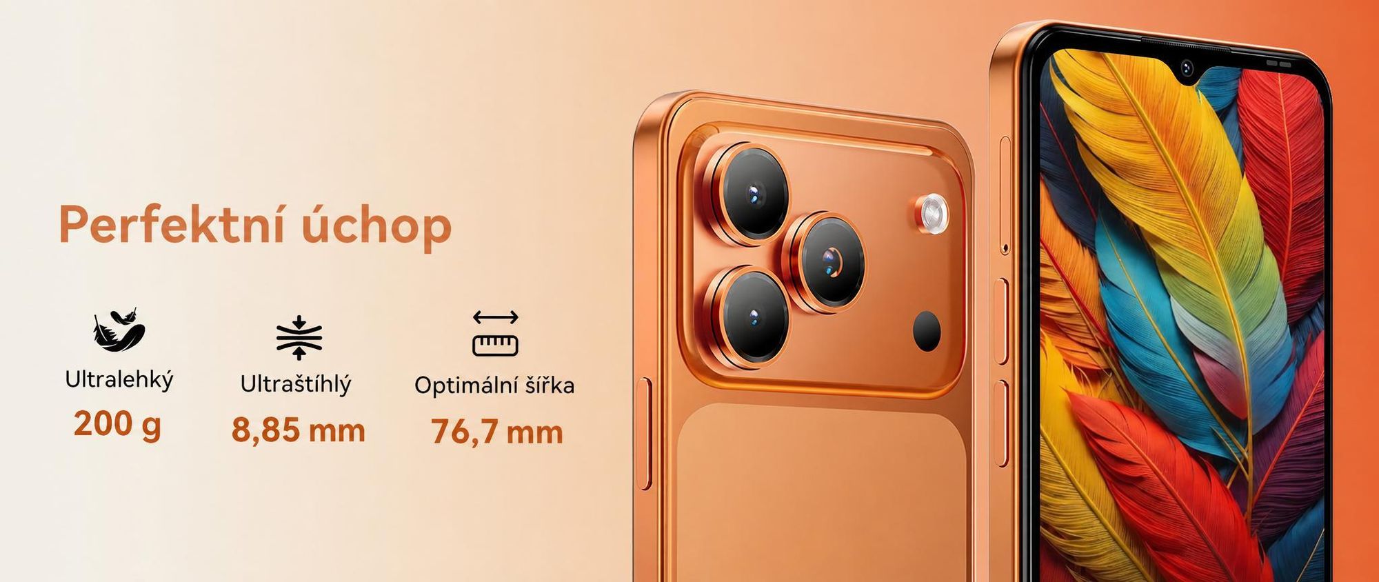 2026 Blackview WAVE 7C – mobilní telefon bez smlouvy, 6,56", Android 16, 16 GB + 64 GB / 2 TB TF, Face ID, 5000 mAh, 32 MP, Dual-SIM, Wi-Fi 5, IP54