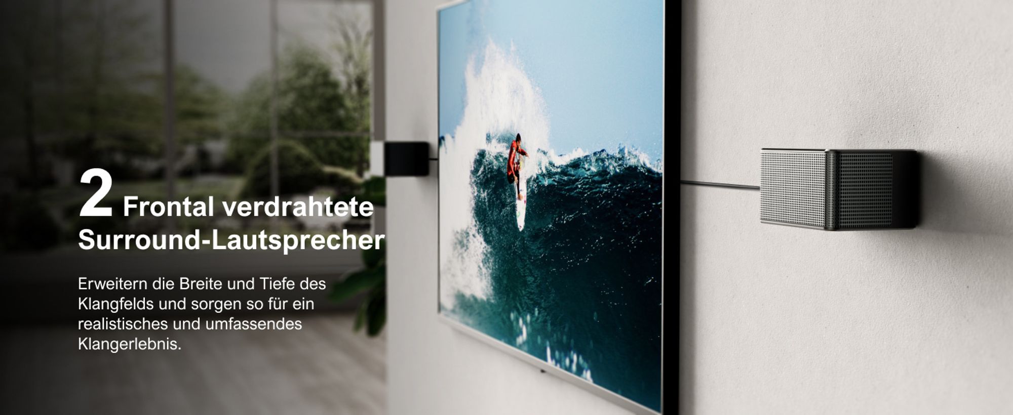 Ultimea Poseidon D80 Boom, 7.1 Kanäle, Dolby Atmos, Spiel, Film, Musik, Nacht, Sport, Voice, 96 dB, 70 dB, 1%