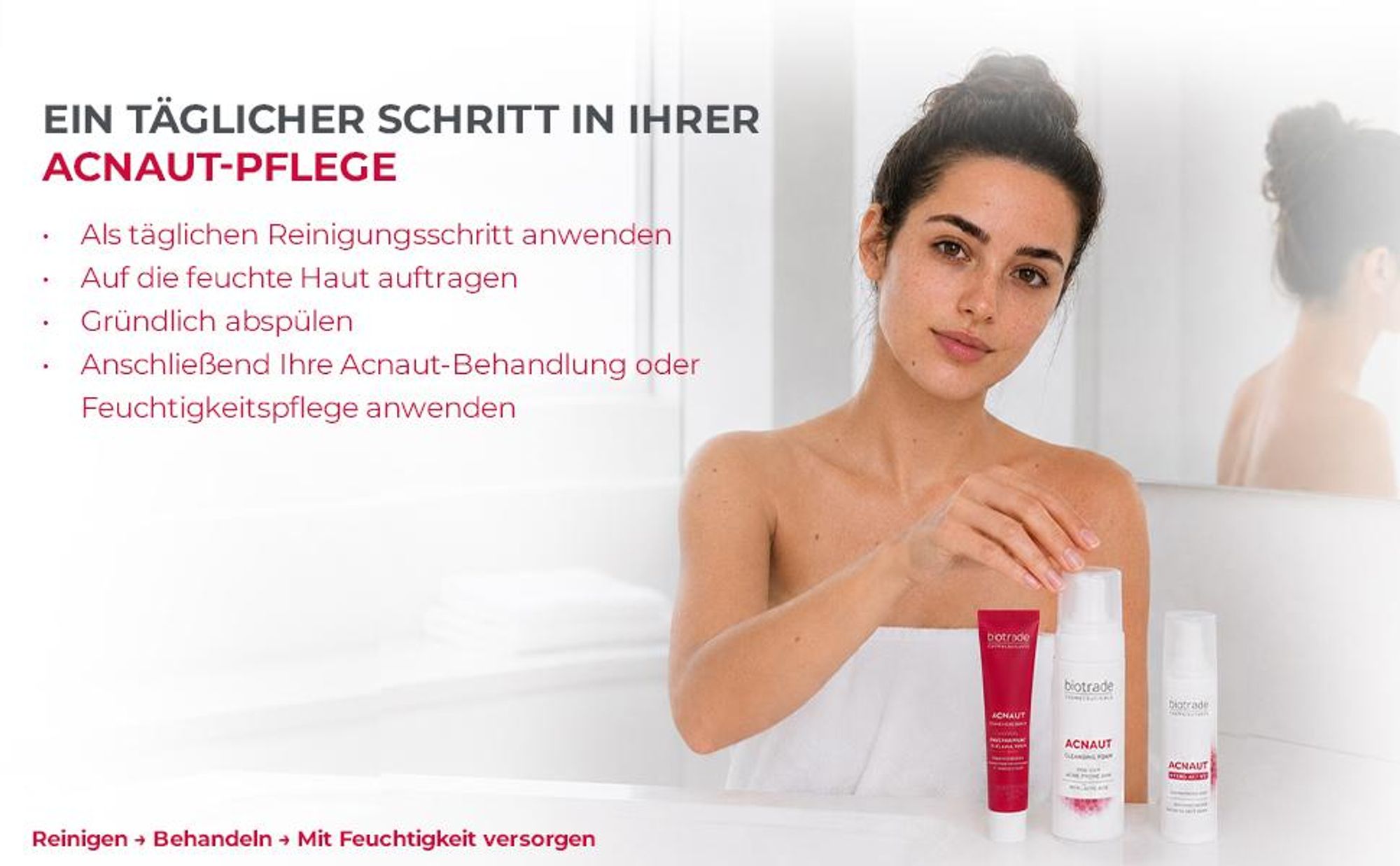 Reinigungsschaum für fettige und problematische Haut Acnaut 150ml