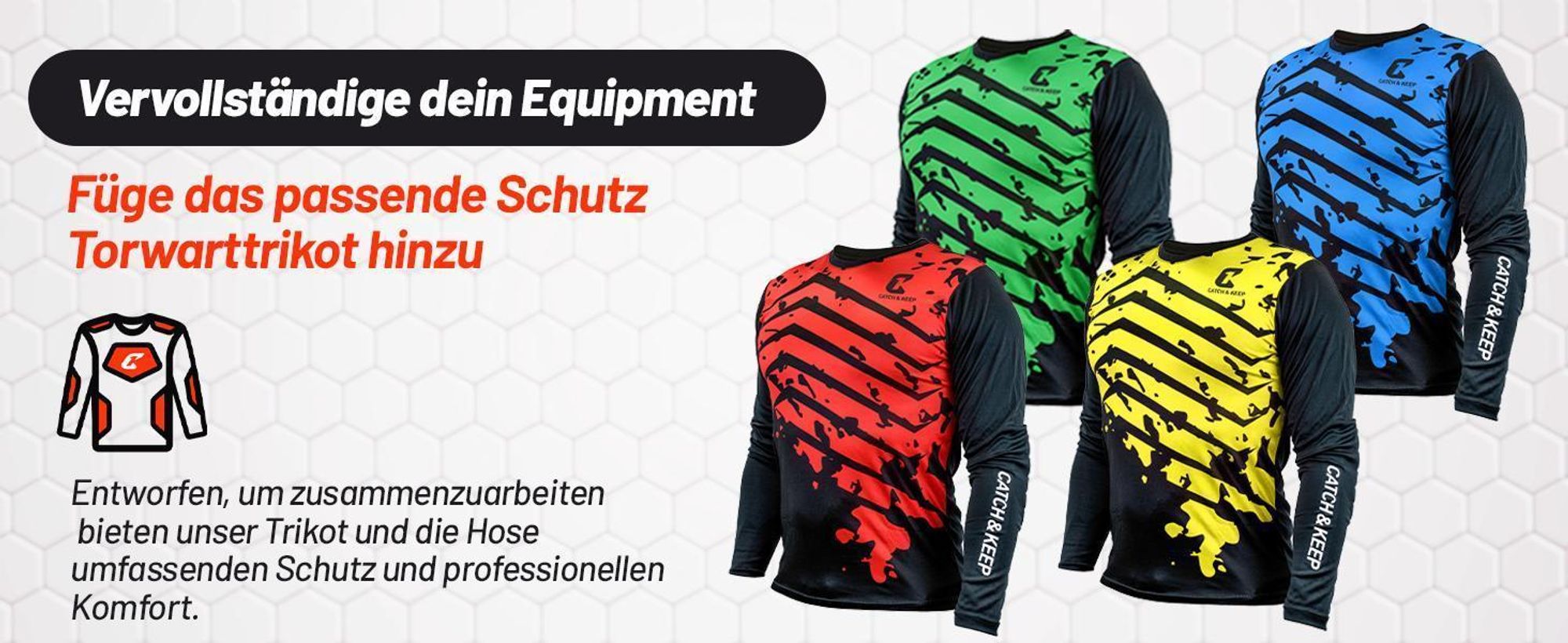 CATCH & KEEP Torwarthose für Kinder und Erwachsene - Lange Fußballhose, 152