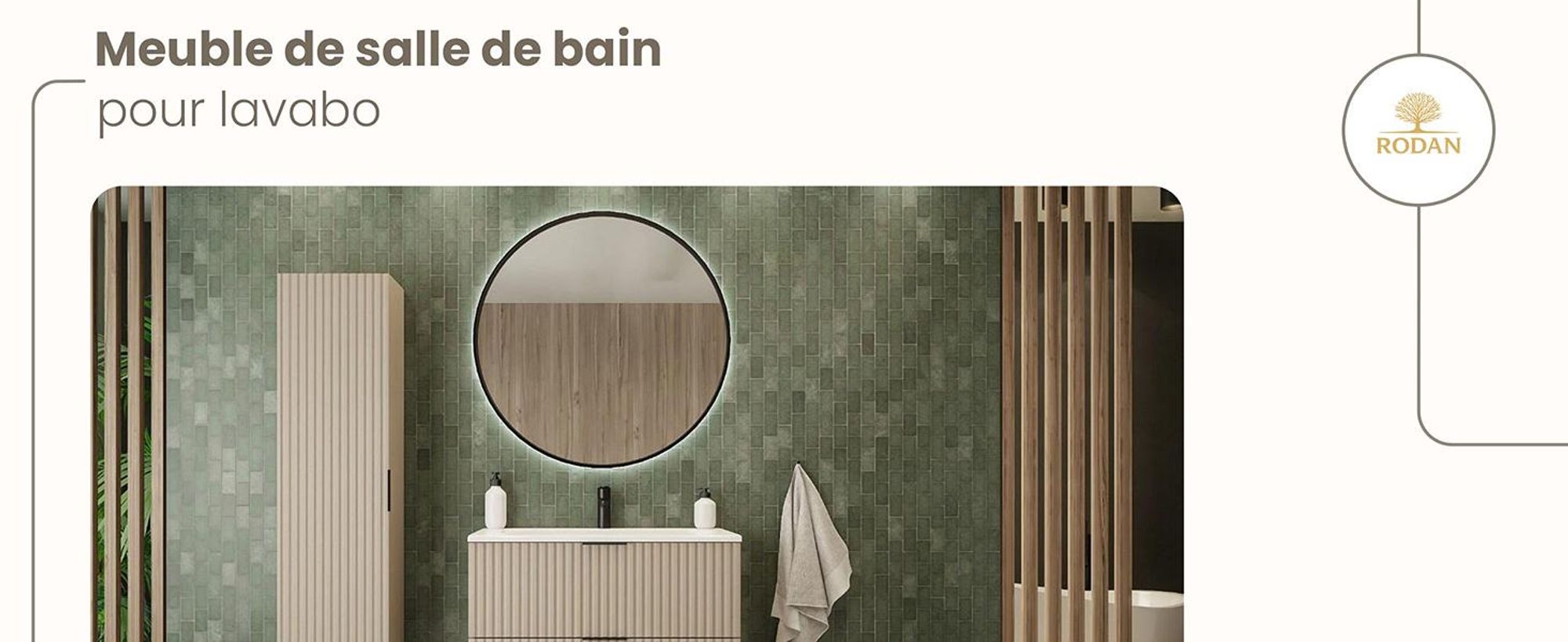 RODAN, meuble de salle de bain, armoire moderne, meuble sous vasque, meuble sous lavabo