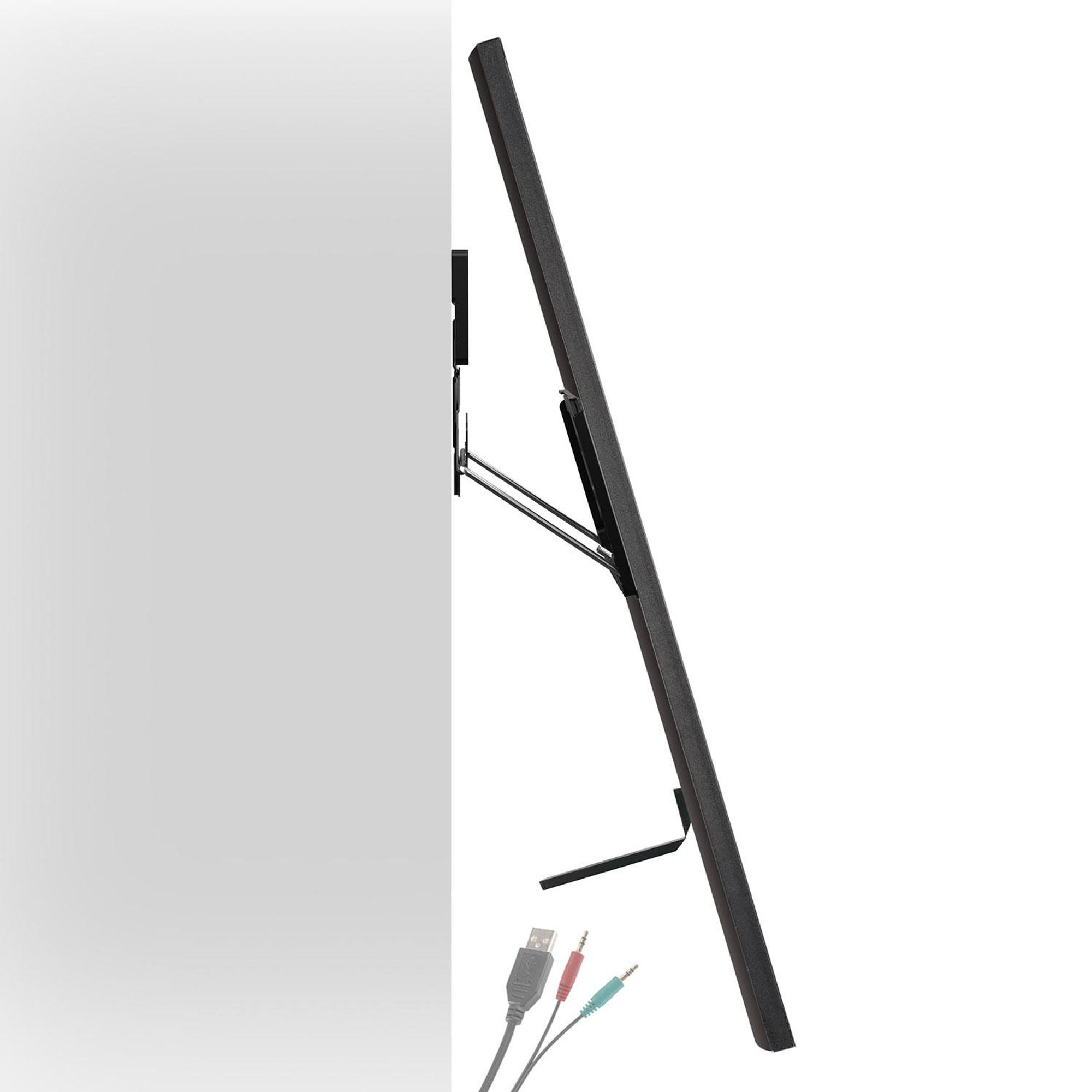 Ultraflache Wandhalterung für 37-80 Flach & Curved Fernseher bis zu 75kg Max. VESA 600x400 Universal TV Halterung