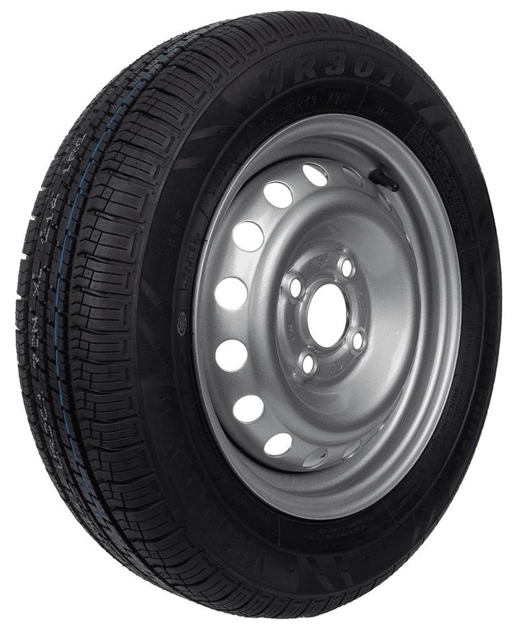 WANDA Anhängerrad 155/70 R13 Komplettrad für leichte Pkw-Anhänger