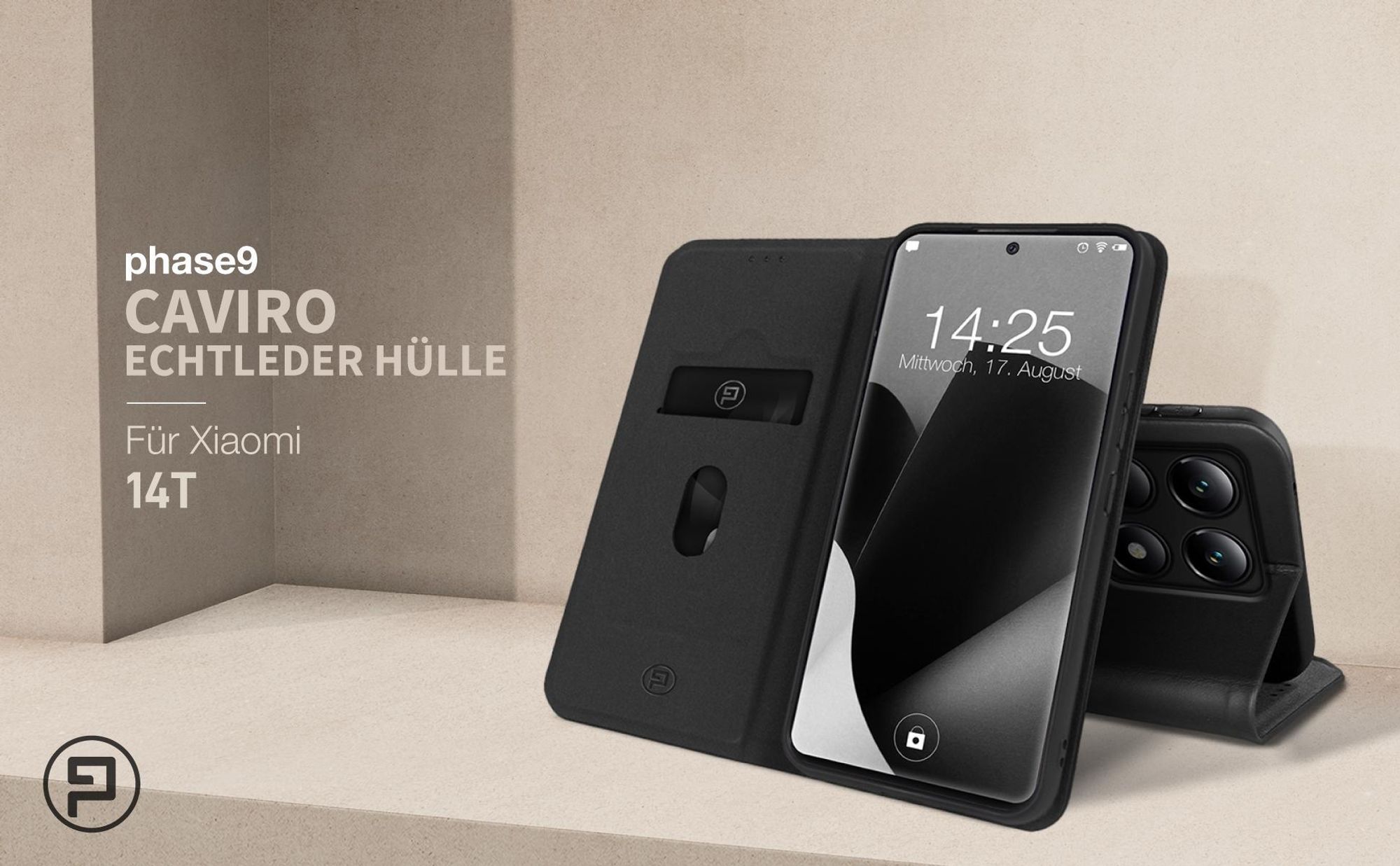 Echtleder Handyhülle für das Xiaomi 14T