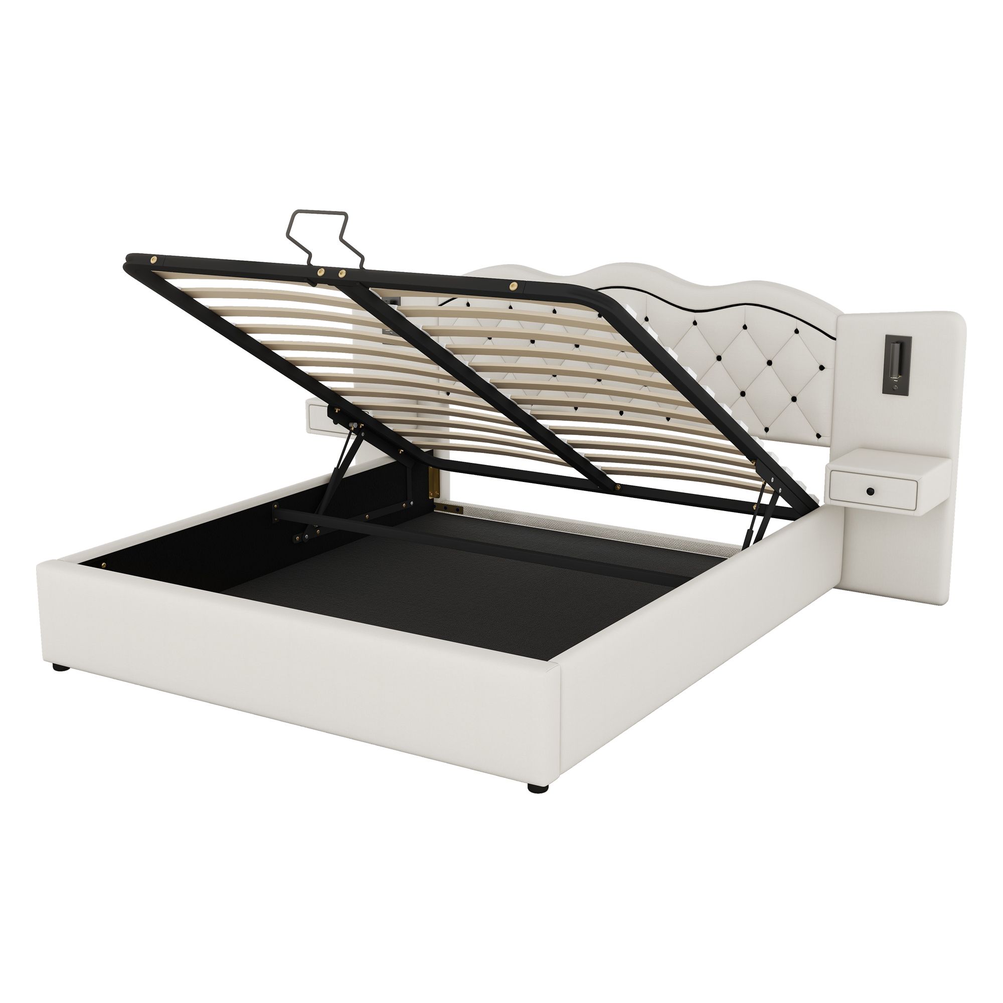 Boxspringbett mit Bettkasten