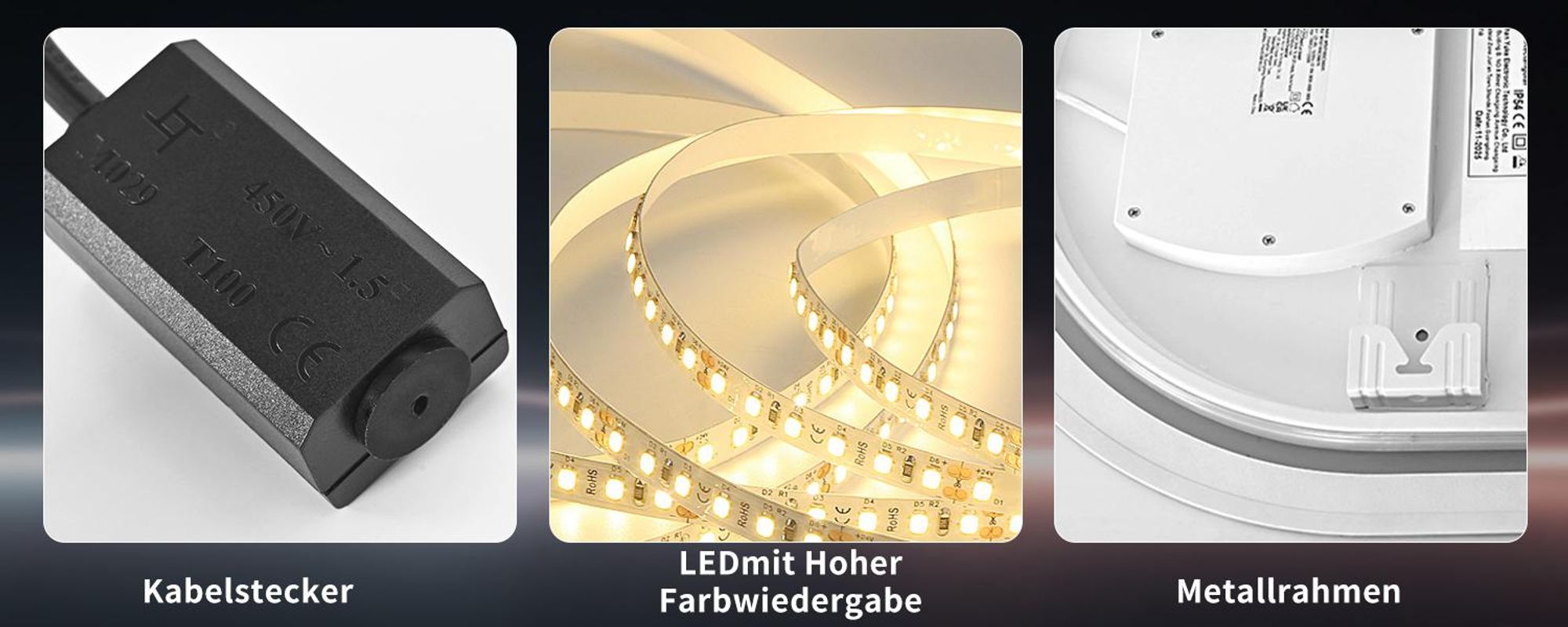 ZMH Zrcadlo do koupelny s osvětlením, 50x80 cm, lampa, stmívatelné LED osvětlení, dotykový spínač, osvětlené zrcadlo, oválné, velké, moderní, nástěnné