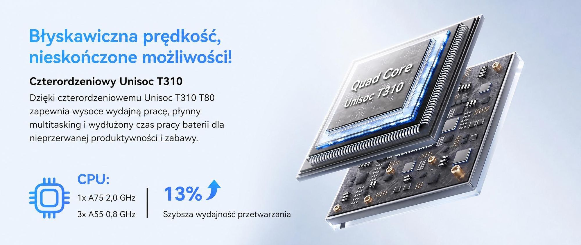 TABWEE T80 Tablet 10 cali, Android 15, 64 GB ROM, 1280 x 800 pikseli, bateria 6000 mAh, aparat 5 MP, WiFi 5G, Bluetooth, tablet Gemini AI