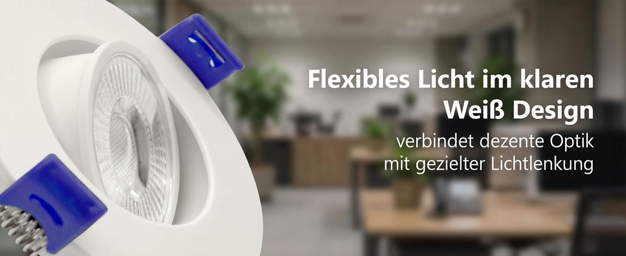 Maxkomfort 3er Set LED Einbaustrahler Schwarz - Schwenkbar & Ultraflach, Neutralweiß 4000K, Deckenspots IP20, Einbauspots Ø90mm - Quasar