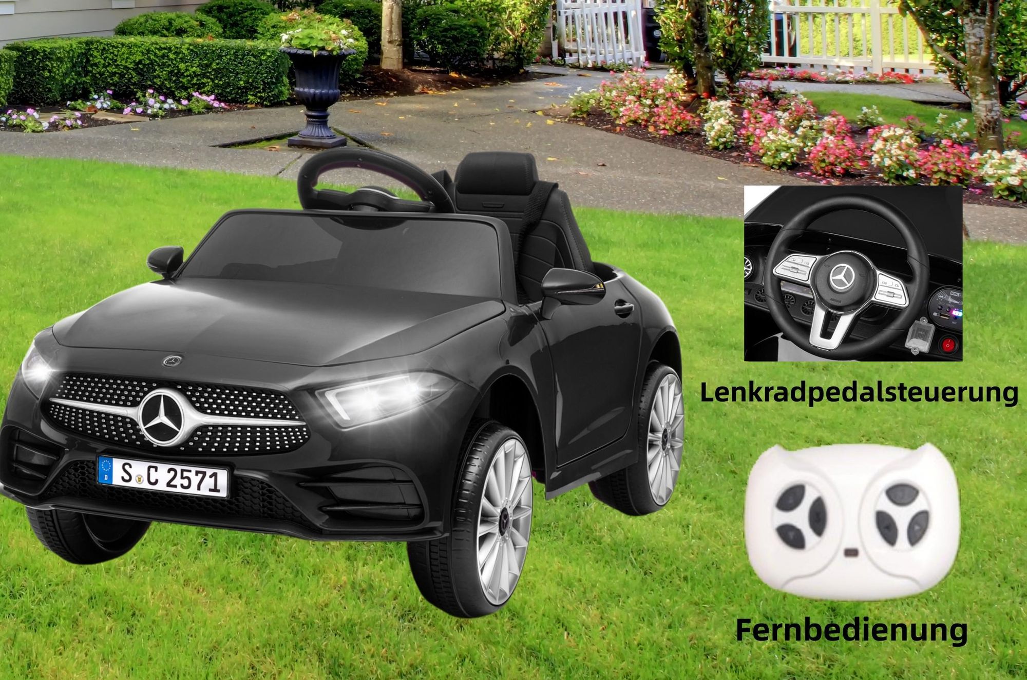 Zwei Fahrmodi: Fernbedienungsmodus und Pedal-plus-Lenkrad-Modus