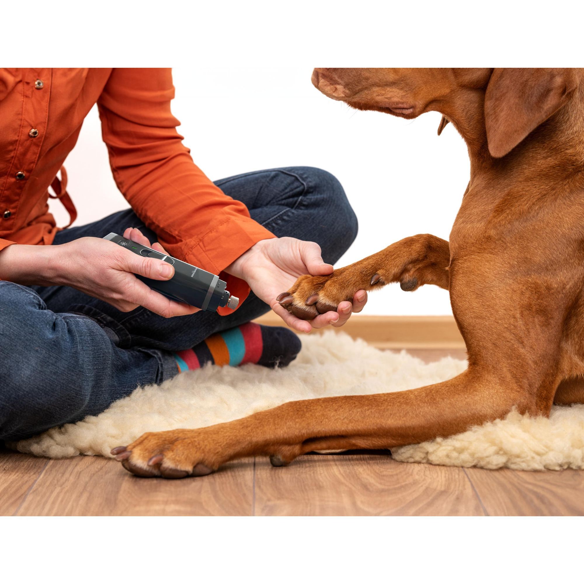 Vulpes Goods Hunde Katzen Krallenschleifer, Elektrische Nagelfeile Haustier, Nagelschleifer, Krallenschere