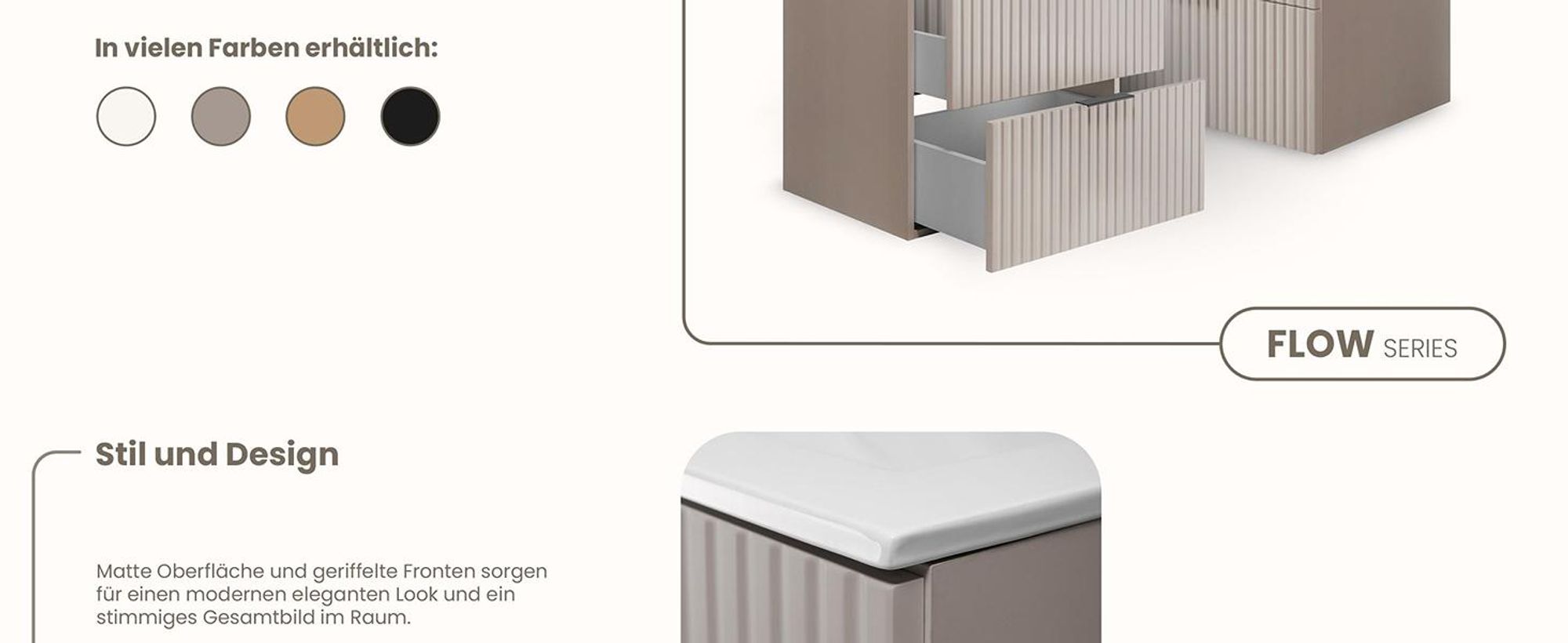 RODAN, Badmöbel, Badschrank, Badezimmermöbel, Badezimmer, MODERN, Waschbeckenunterschrank