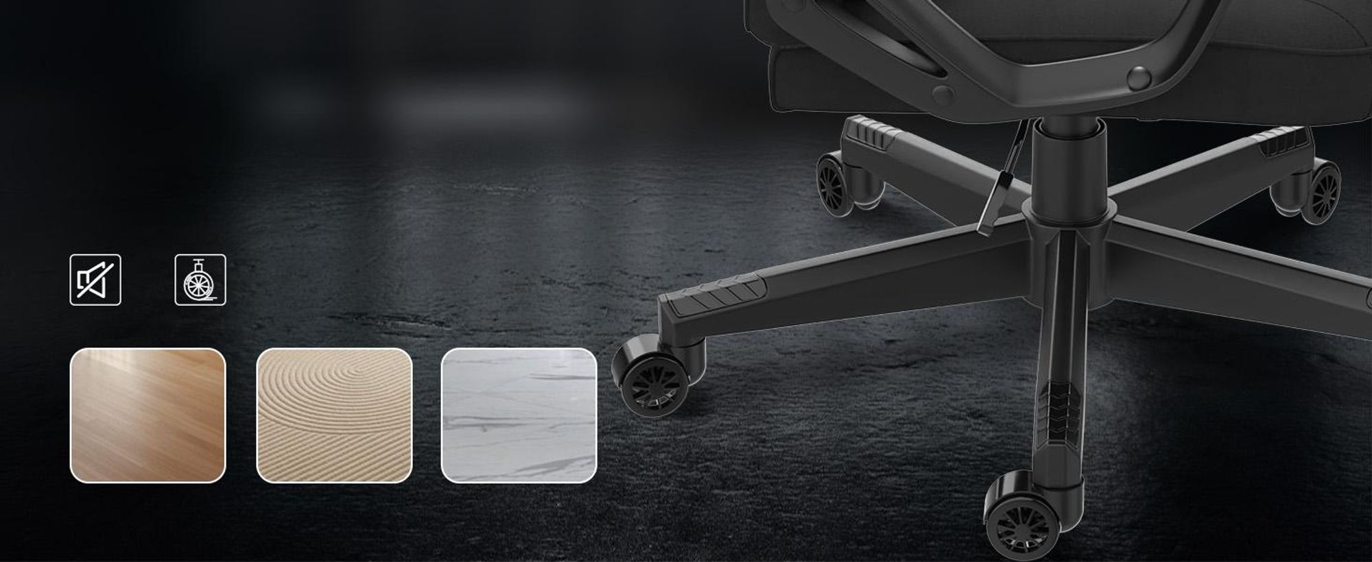 SENSE7 Knight Herná stolička z látky Čierna - Ergonomická kancelárska stolička Stolička k písacímu stolu Látkové herné kreslo Otočná stolička Herná stolička PC 120 kg Stolička
