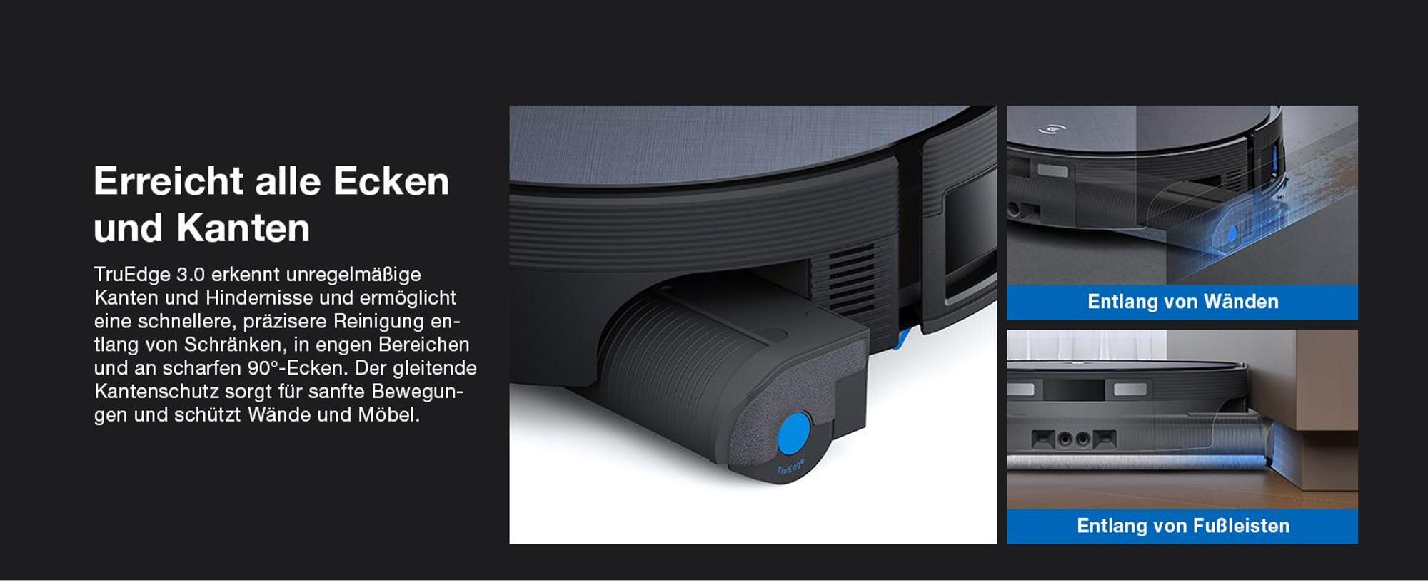 ECOVACS DEEBOT X12 PRO OMNI 22000Pa Staubsauger Roboter, Saugroboter mit Wischfunktion, OZMO Roller 3.0, FocusJet-System zur Fleckenvorlösung, Schwarz