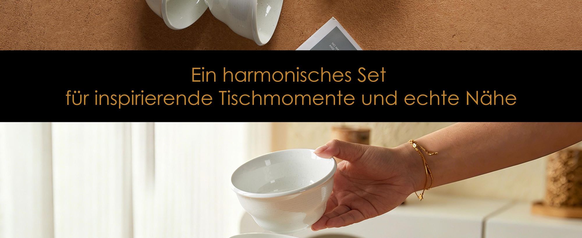 6-teiliges Keramik Schalen Set Ø 11,7 cm – Eisschalen, Dessertschalen & kleine Müslischalen für 6 Personen – mikrowellen- & spülmaschinengeeignet
