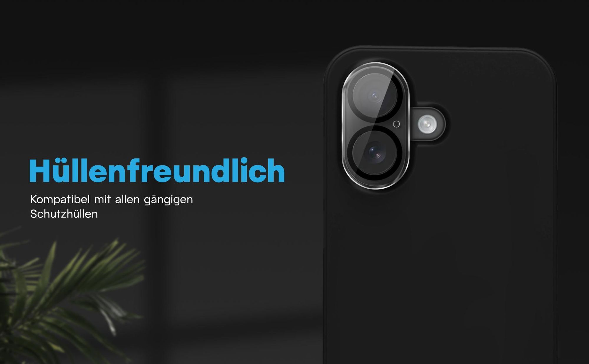 Kamera Schutzglas für Apple iPhone 17 kompatibel mit allen gängigen Hüllen