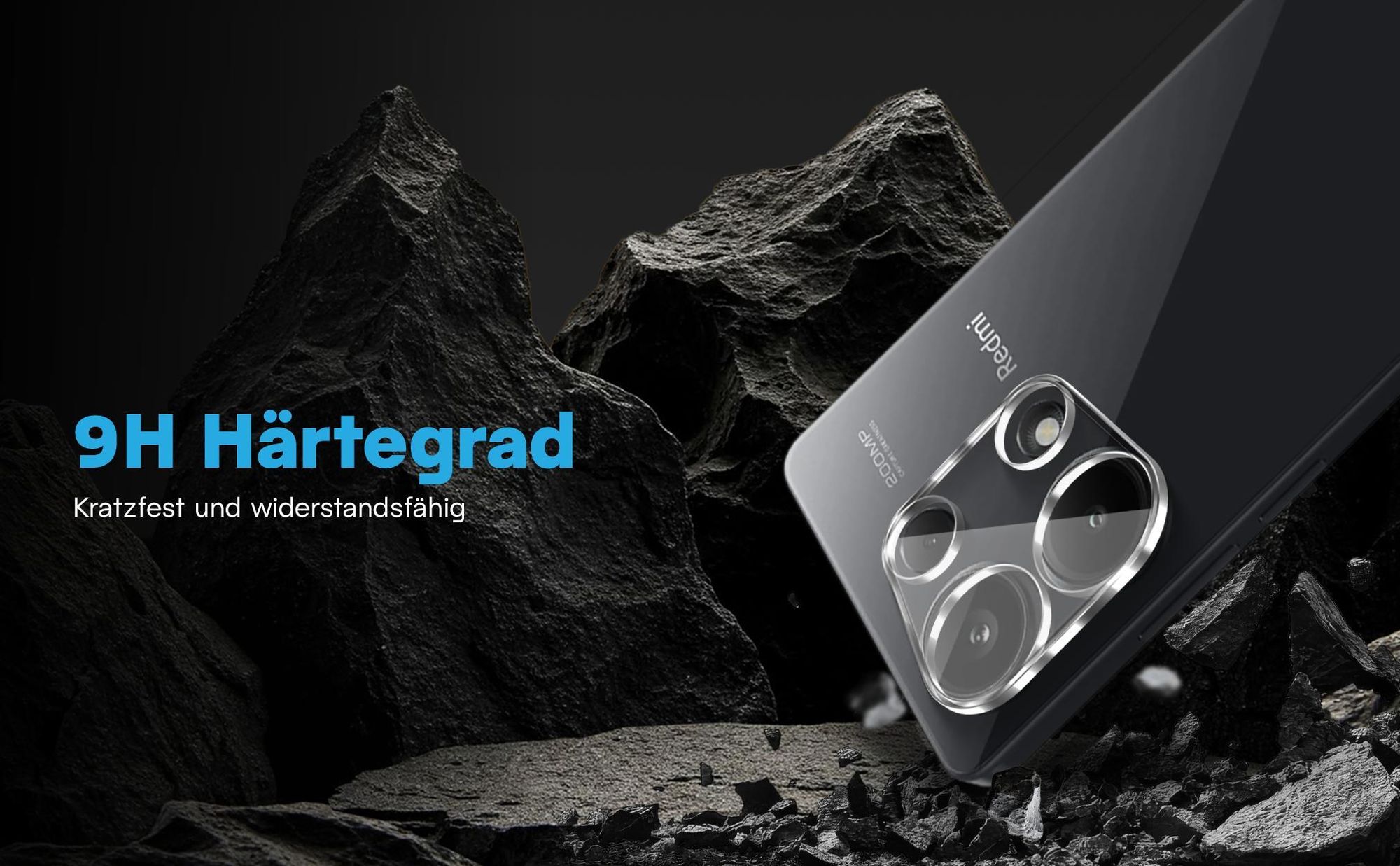 Kameraglas Doppelpack für Xiaomi Redmi Note 13 Pro für vollständigen Schutz