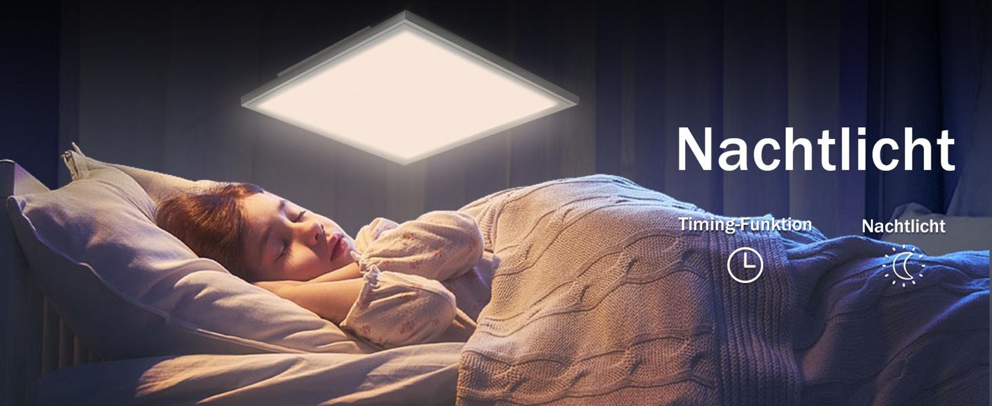 ZMH LED Deckenleuchte Weiß Dimmbar mit Fernbedienung RGB Farbwechsel Deckenlmape Deckenbeleuchtung für Wohnzimmer Schlafzimmer Küche Kinderzimmer