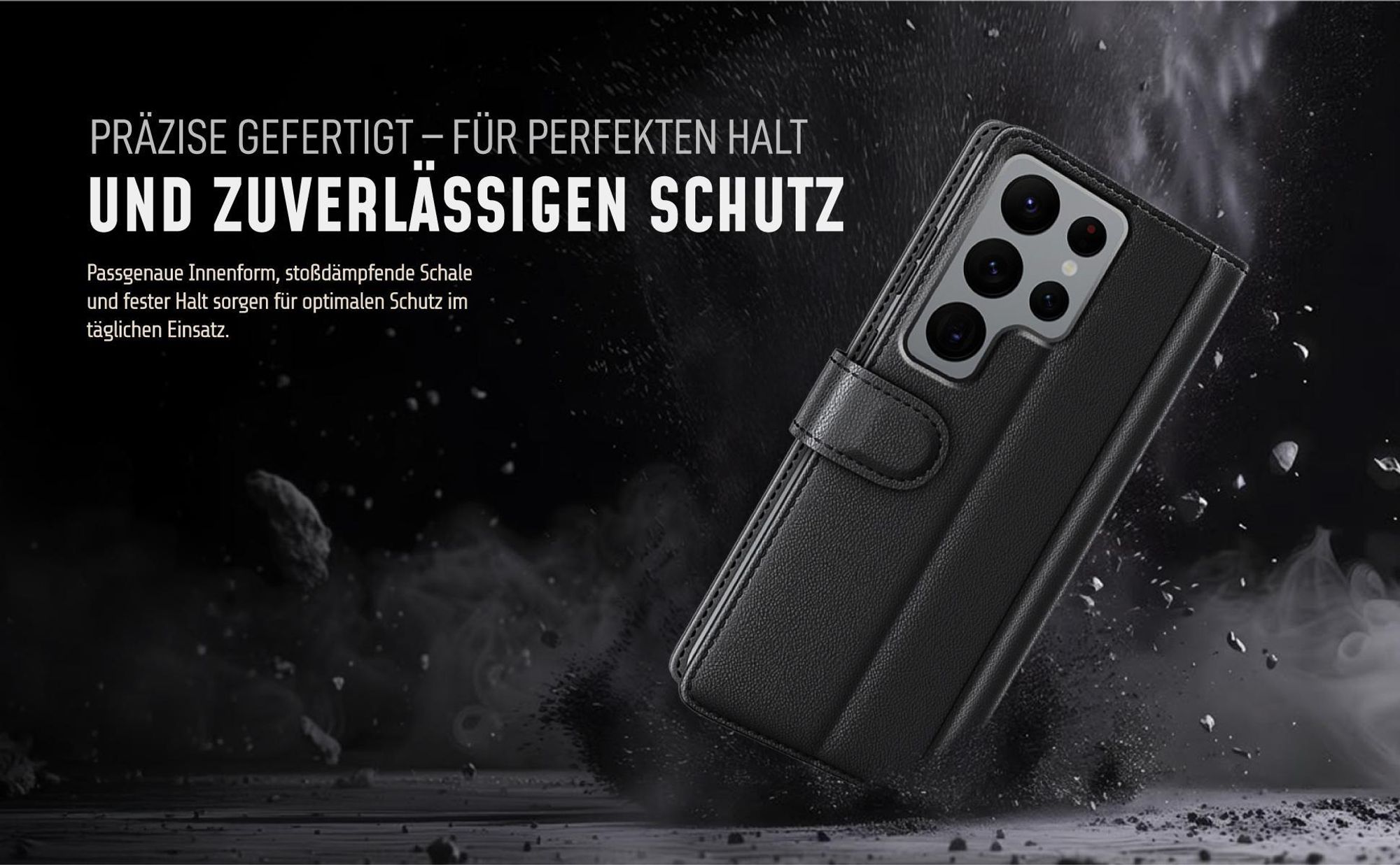 Handycase für Samsung Galaxy S22 Ultra mit 360 Grad Schutz