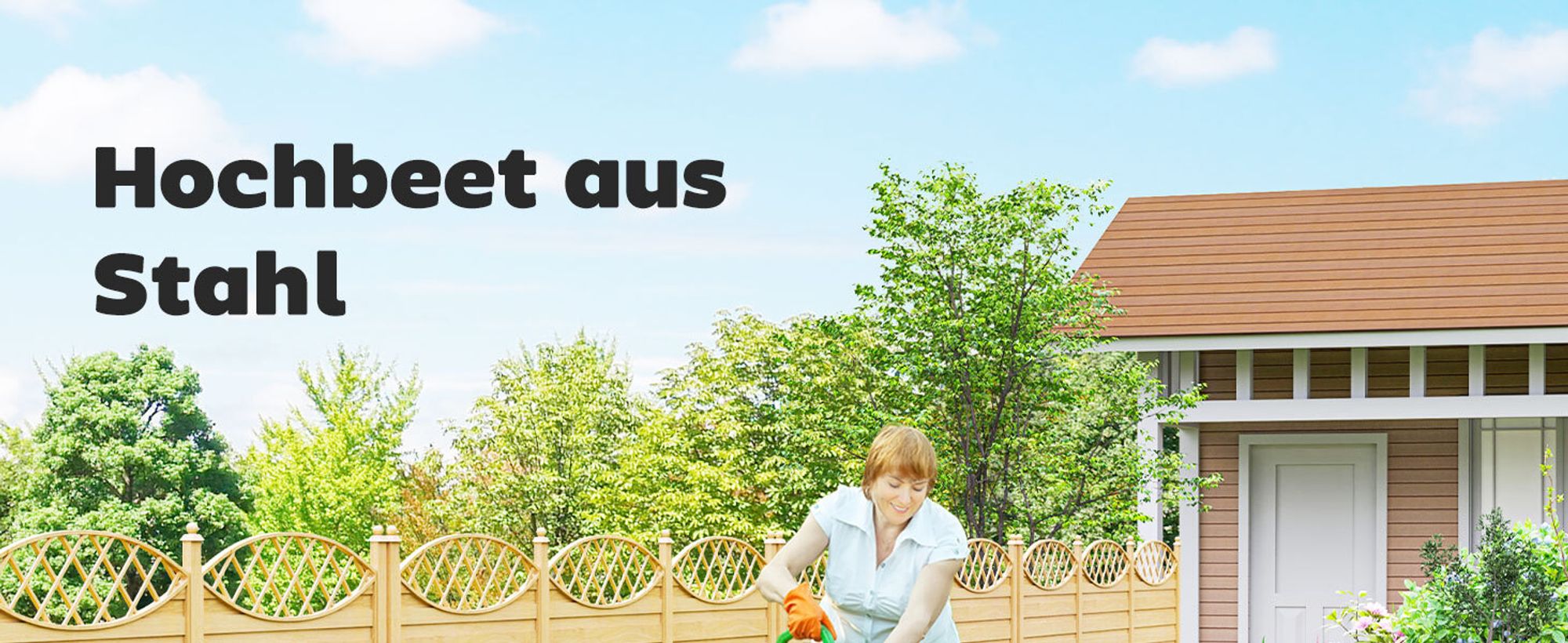 Outsunny 2er-Set Hochbeet aus Stahl, Pflanzbeet Frühbeet Gartenbeet Blumenkasten stapelbar, Pflanzkasten Gemüsebeet 181x93x30cm