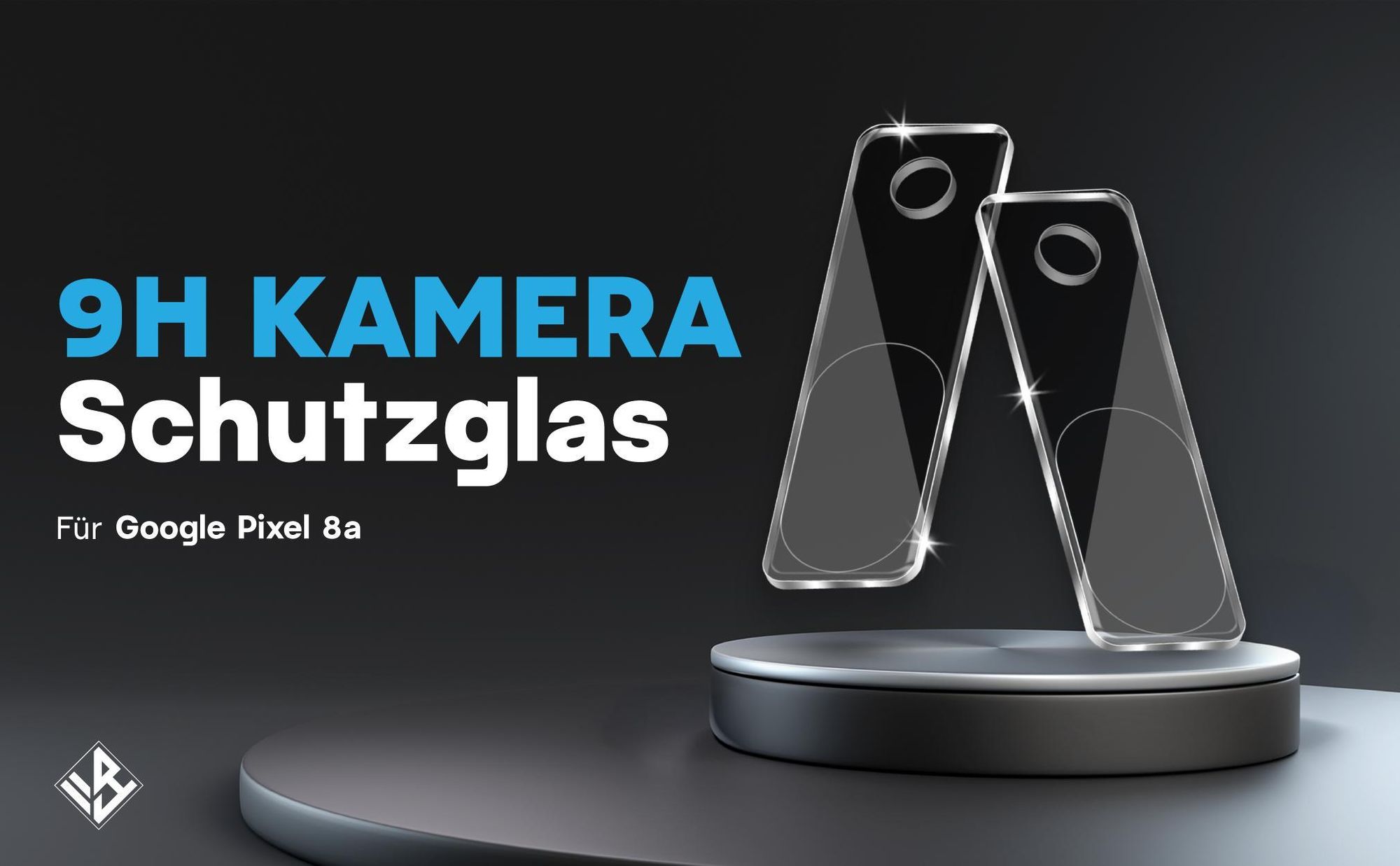 2er Set Kameraschutzglas für Google Pixel 8a in 9H Härte