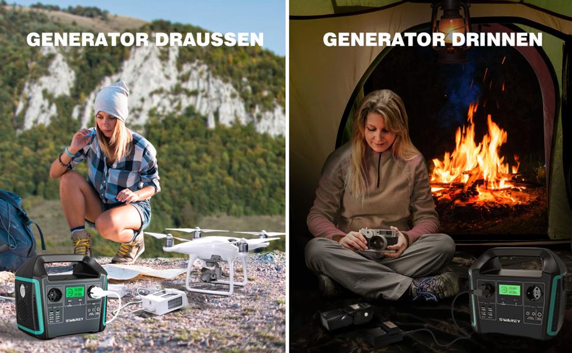 Tragbare Solarspeicher,Power Station,Solar Generator,Solargenerator,Ladegeräte,Stromerzeuger