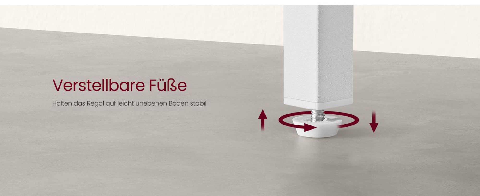 VASAGLE Bücherregal mit 6 Ebenen, Standregal mit einstellbarer LED-Beleuchtung, für Wohnzimmer