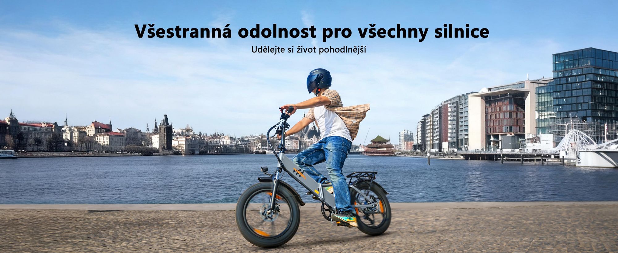 Elektrokolo HillMiles Mile 2 - Baterie 36V13Ah 20 palcová kola dvojité hydraulické brzdy - Šedá