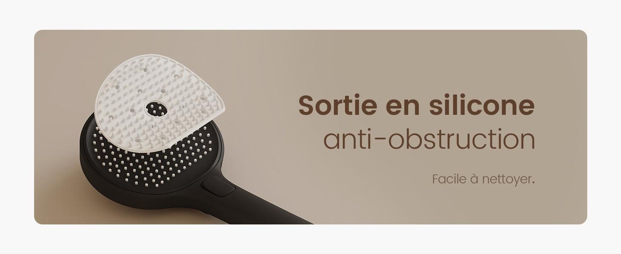 EMKE® Système de douche avec thermostat Noir avec douche pour enfants, affichage digital & filtre à chlore 4 sorties Rond Douche de pluie Familiale Colonne de douche F23