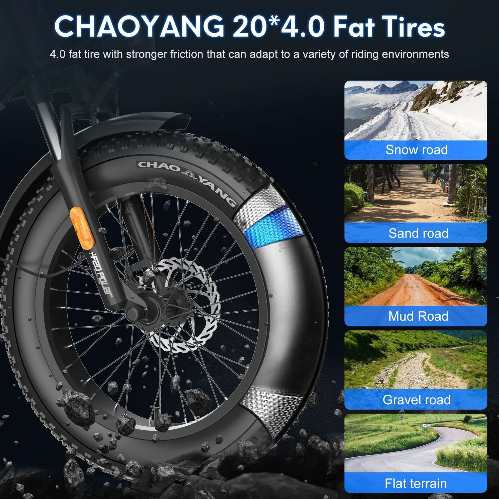 Rower Elektryczny FAFREES FF20 Polar - Bateria 48V24Ah 20 Cali Kołami Mechaniczne Hamulce Tarczowe - Zielony