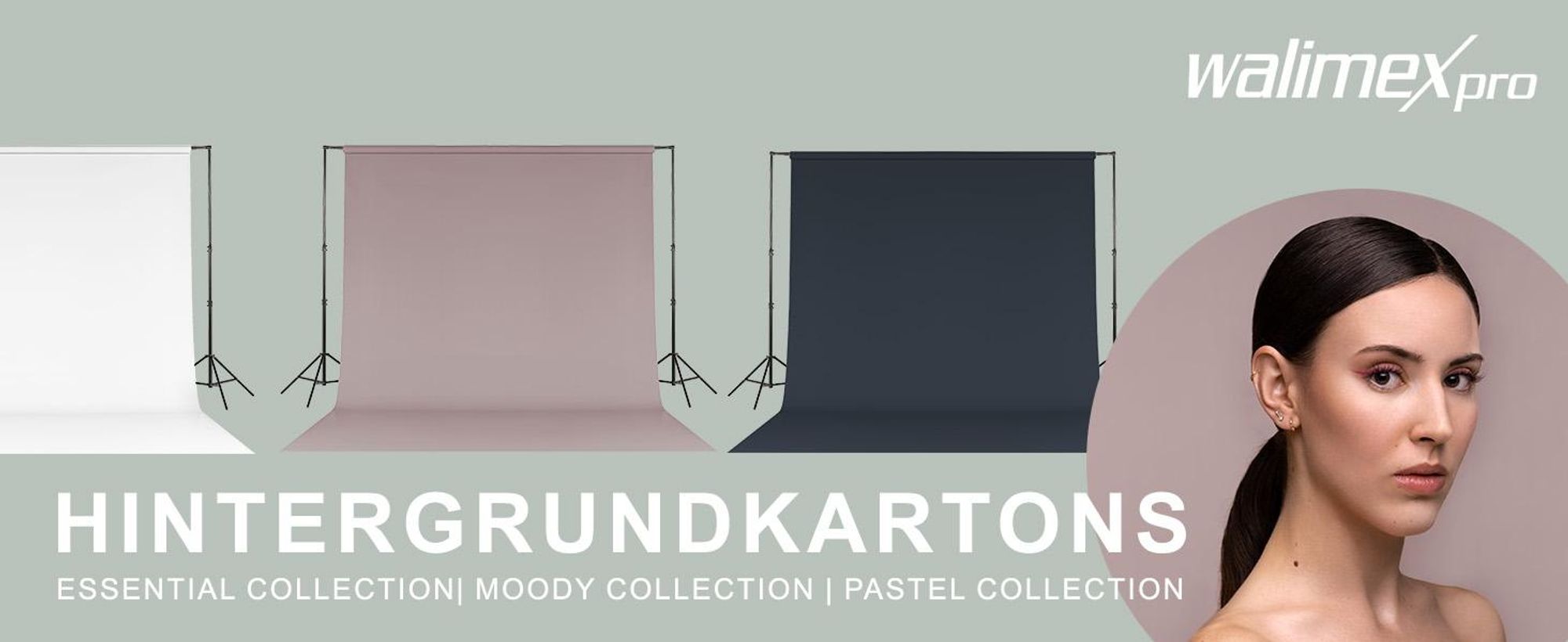 Walimex pro Hintergrundkarton 1,35 x 10 m weiß, robuster Fotohintergrund aus Karton, Fotoleinwand als Backdrop für Fotostudio, reflexfrei, strapazierfähig, ideal für Produktfotografie