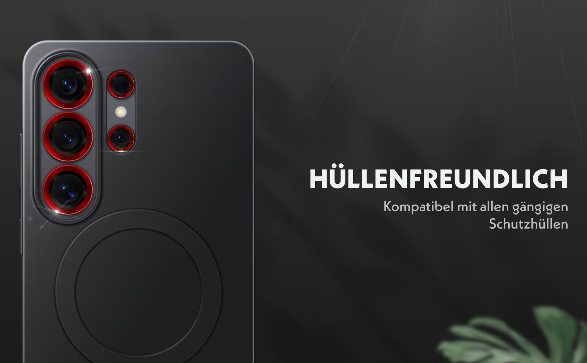 Kameraschutzglas Set für Samsung Galaxy S26 Ultra kompatibel mit allen gängigen Hüllen