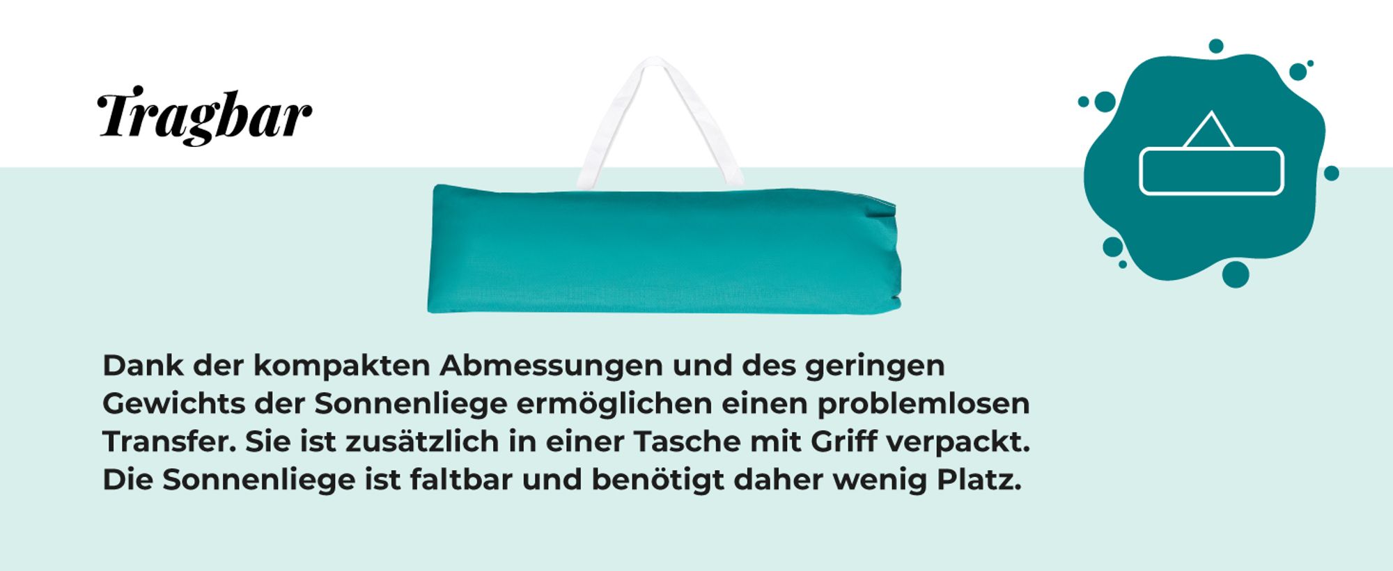 FEBE Sonnenliege Strandliege Liegestuhl Garteliege