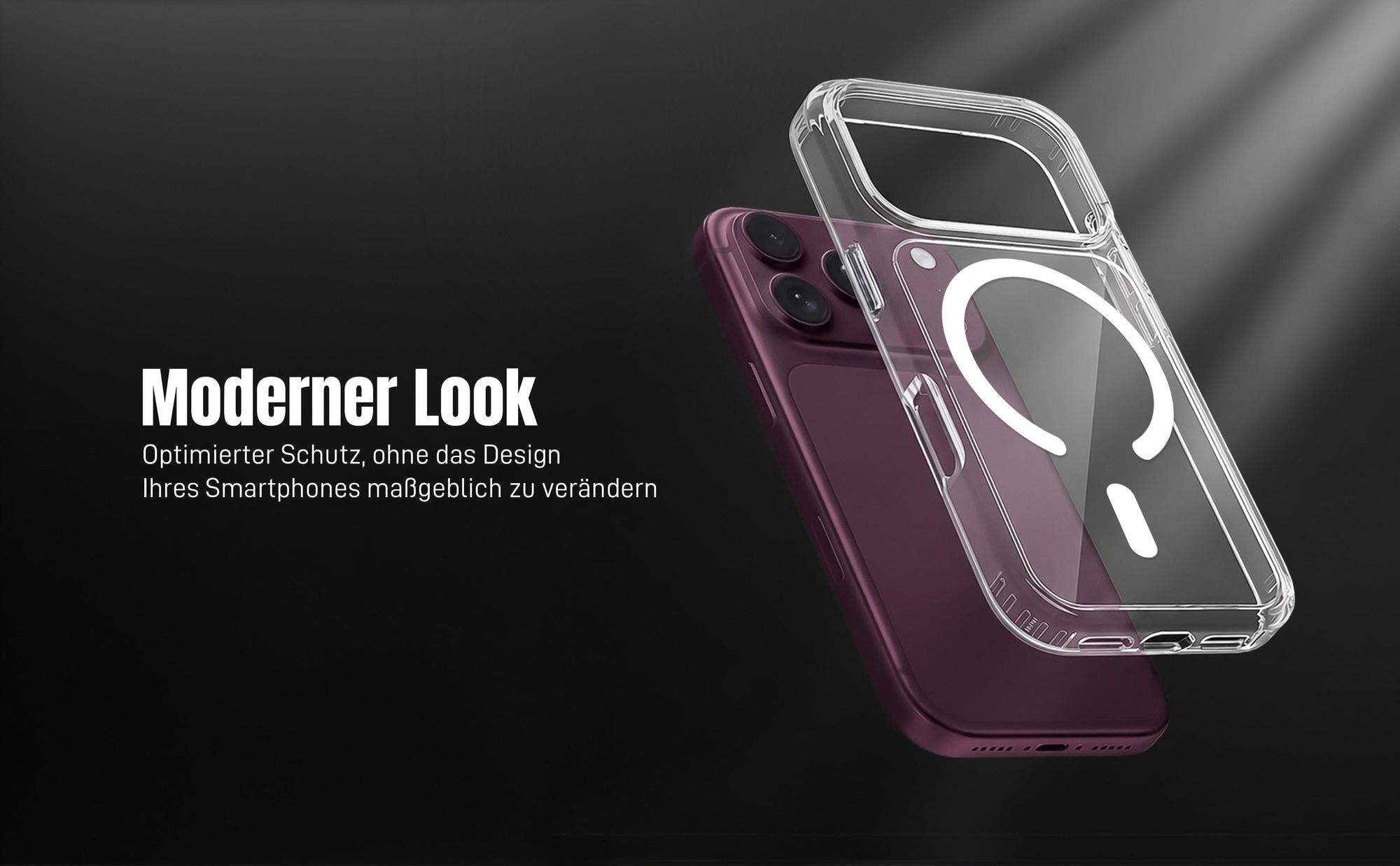Schutzhülle in Transparent für Apple iPhone 18 Pro Max mit modernem Look